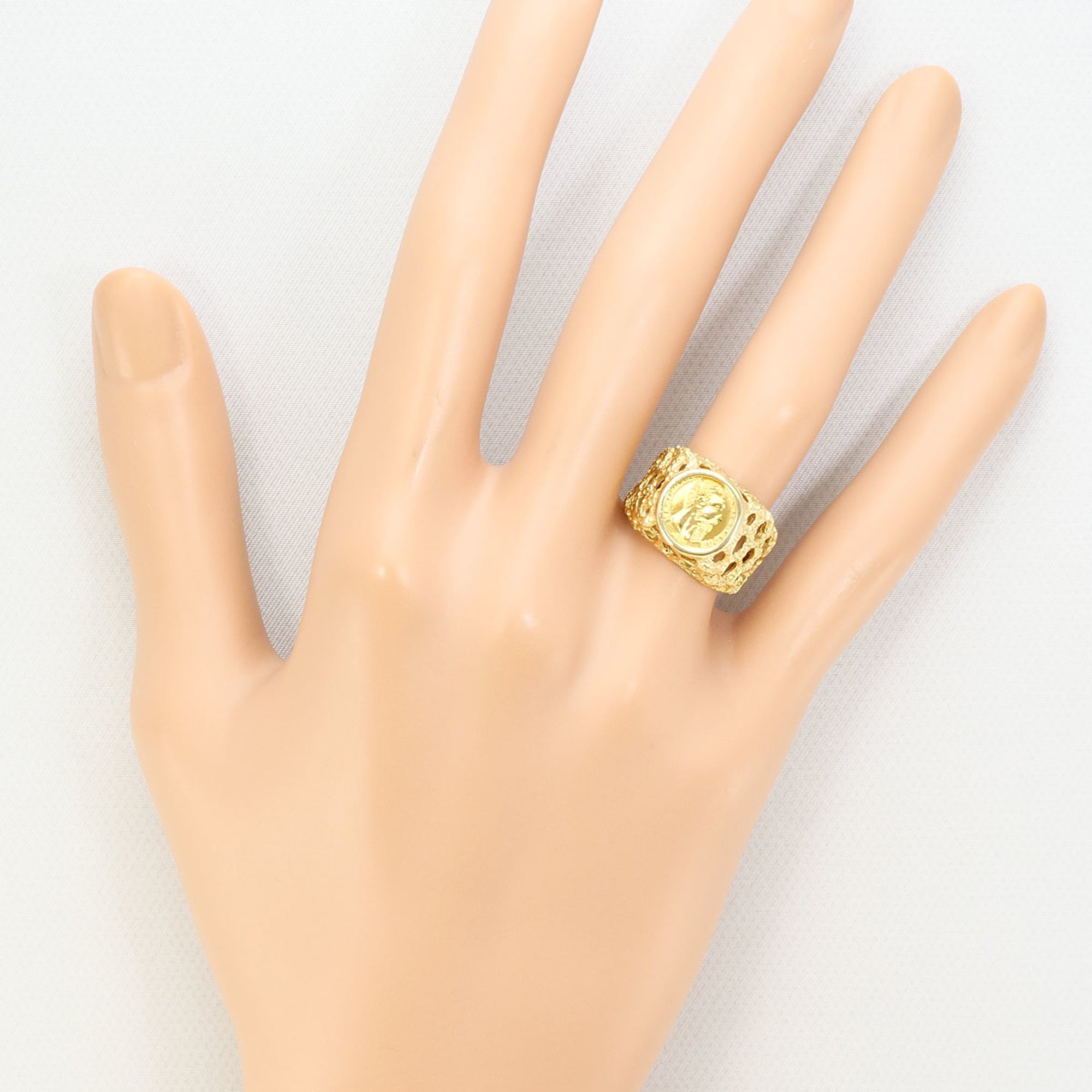 Unbranded Yellow Gold Yellow Gold (10K) Yellow Gold (14K) Band Ring (Pre-Owned)