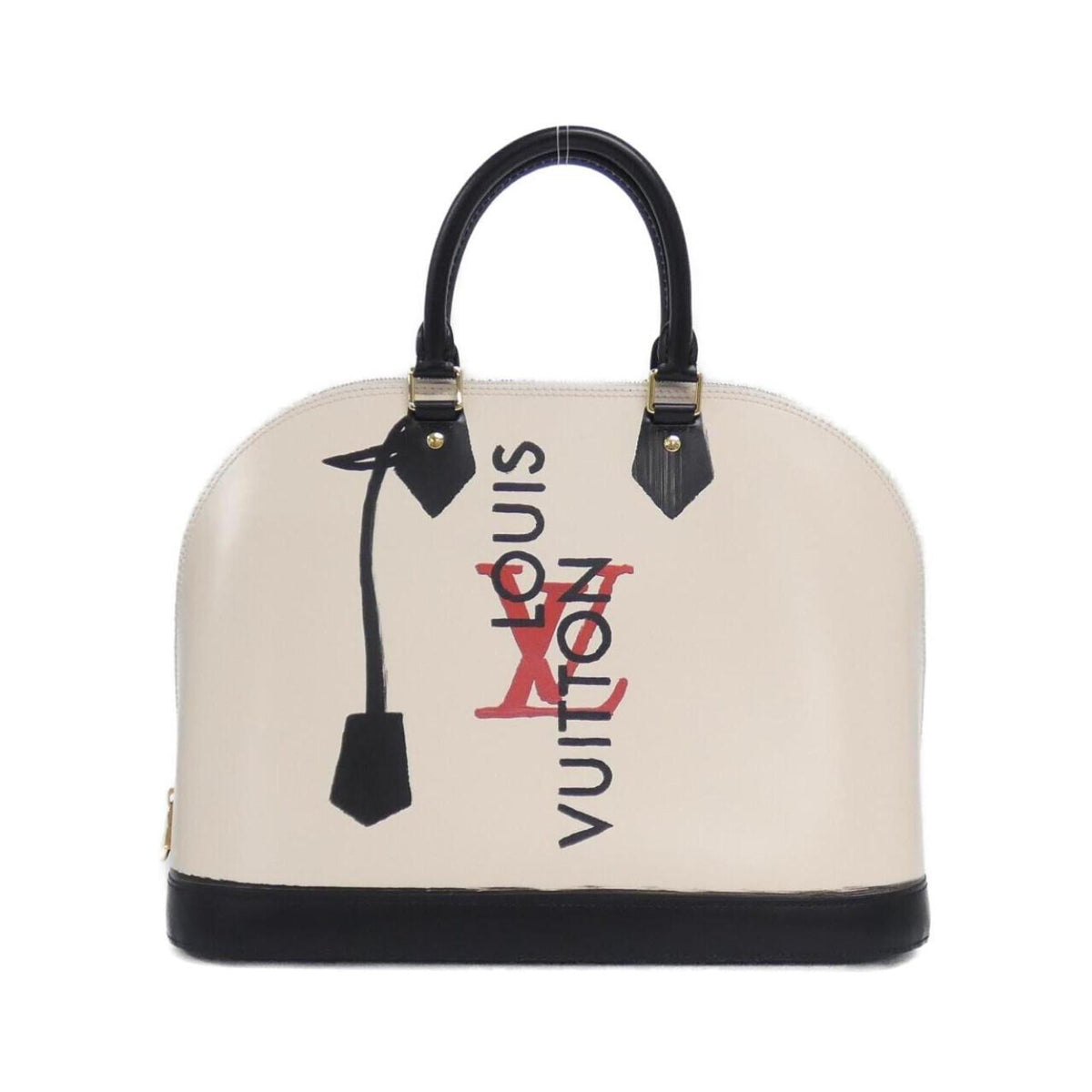 Louis Vuitton Beige Leather Handbag (Pre-Owned)
