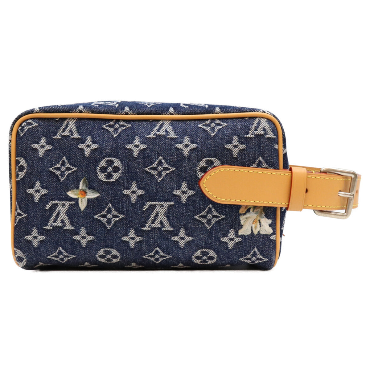 Louis Vuitton Dark Blue Monogram Denim Handbag (Pre-Owned)
