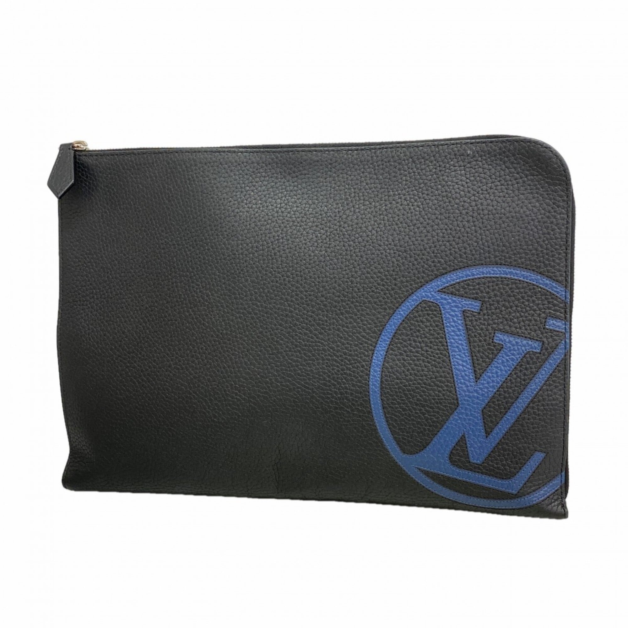 Louis Vuitton Noir Clutch Bag (Pre-Owned)