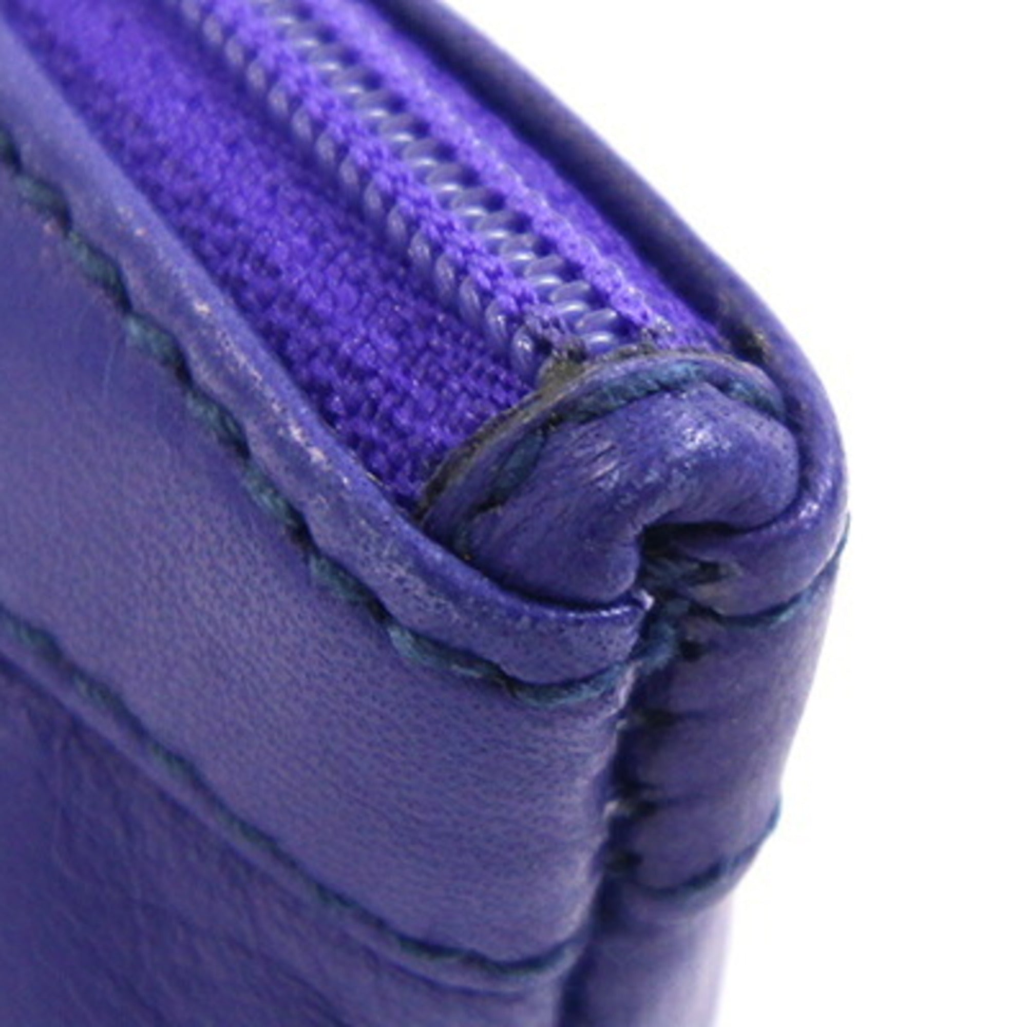 Gucci Blue Leather Coin Purse/Coin Case (Pre-Owned)