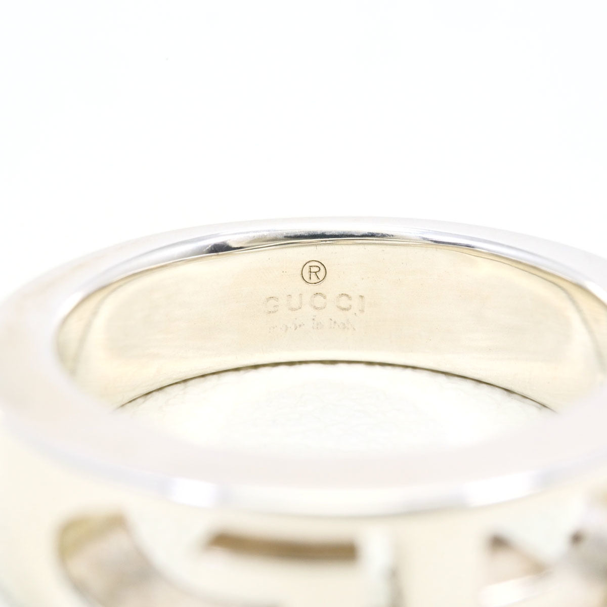 Gucci Silver 925 Band Ring (Pre-Owned)