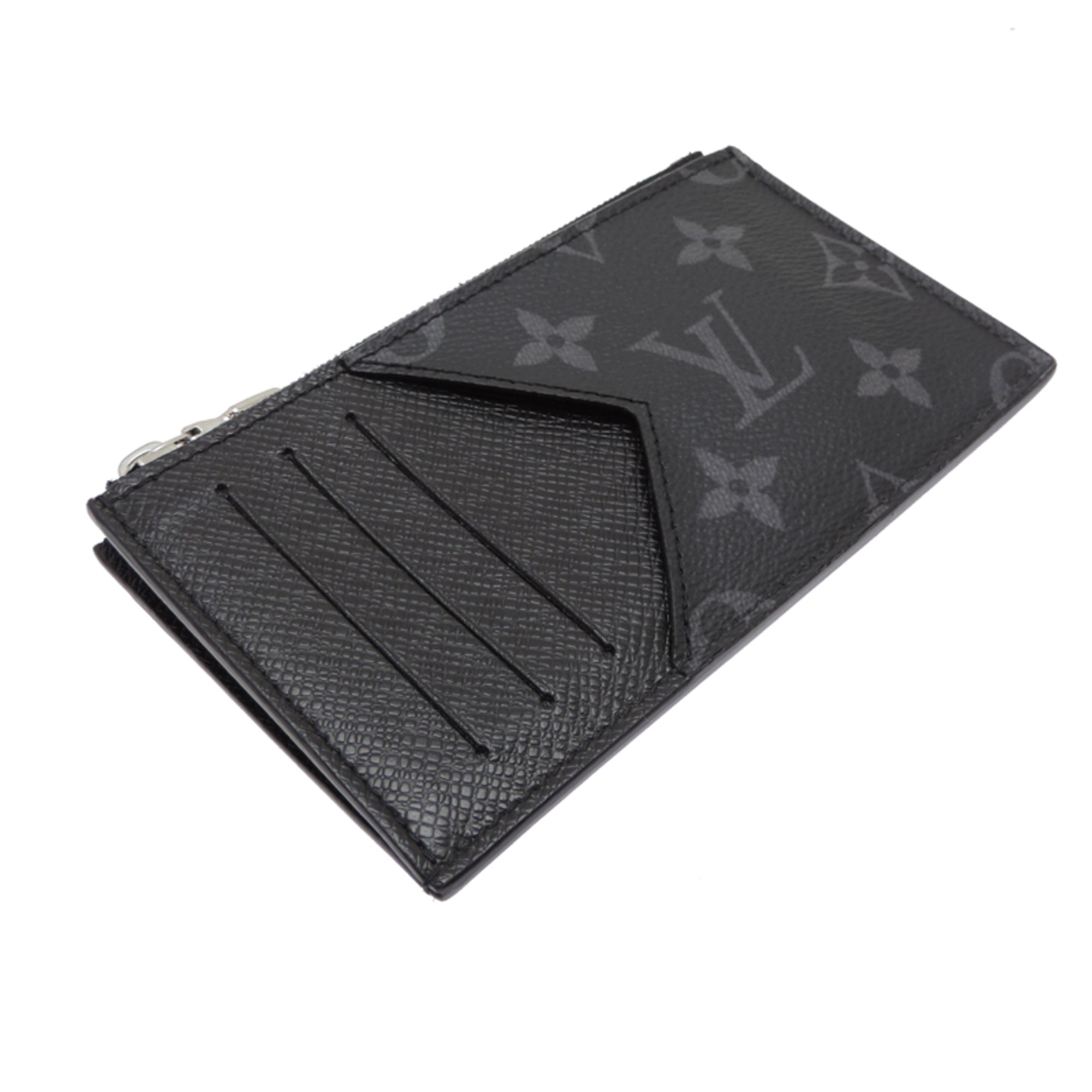 Louis Vuitton Noir Monogram Eclipse Coin Purse/Coin Case (Pre-Owned)