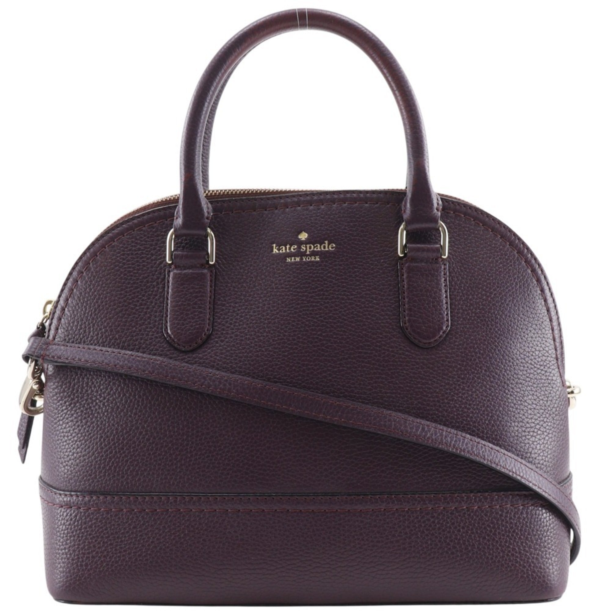 Kate Spade Purple Leather Handbag (Pre-Owned)