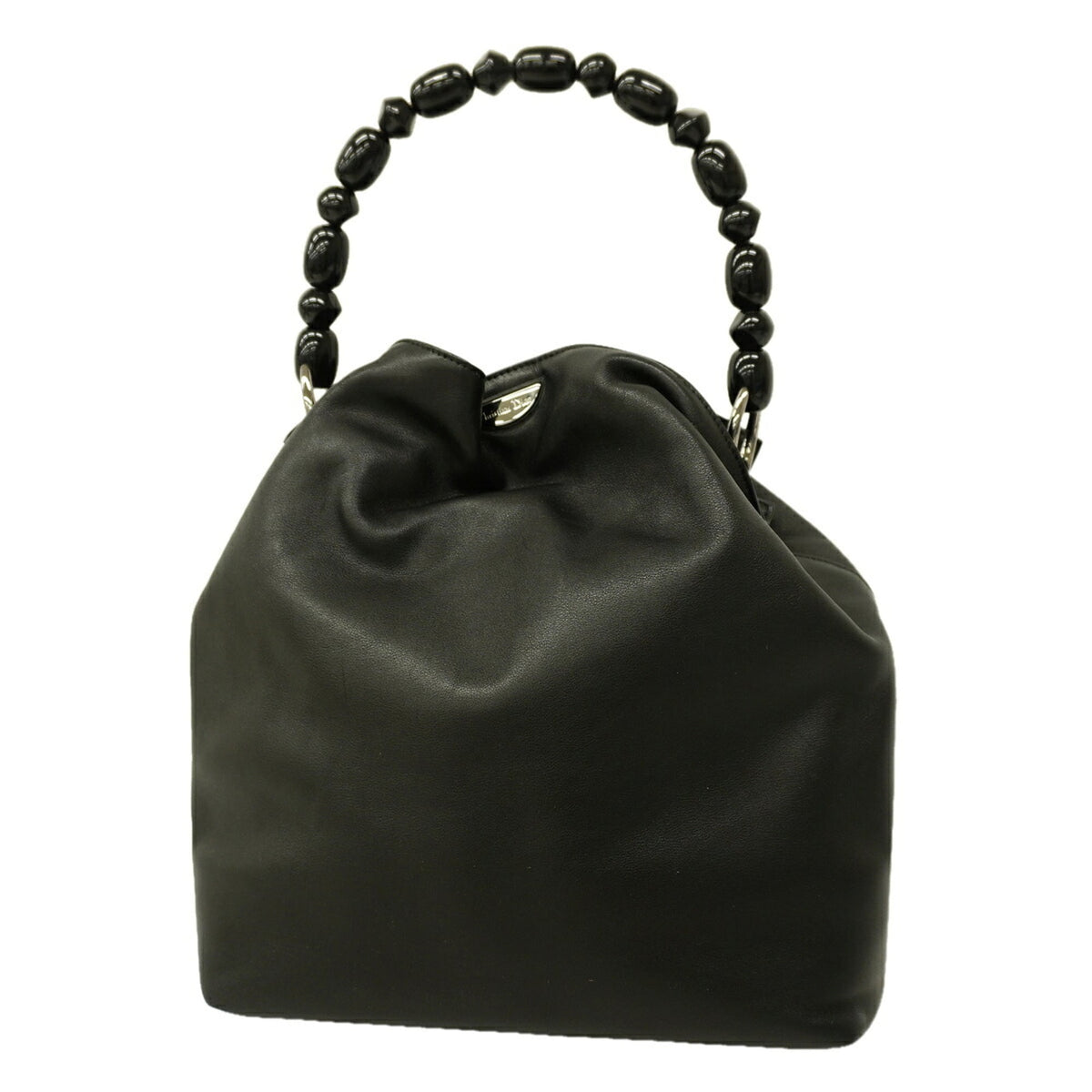 Christian Dior Black Leather Handbag (Pre-Owned)
