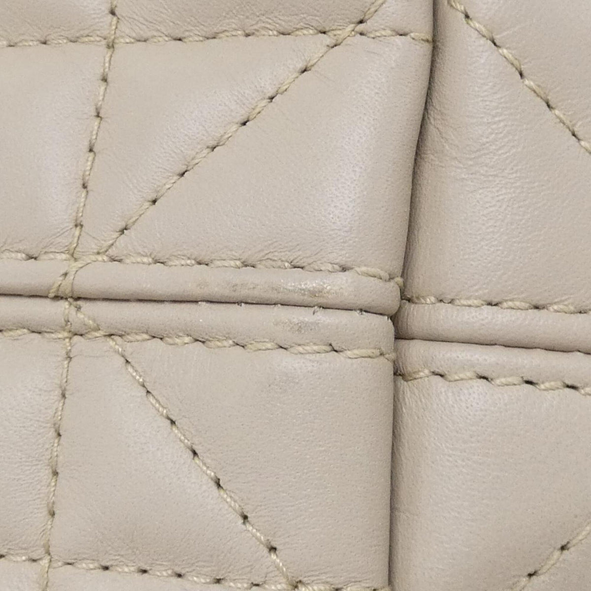 Christian Dior Beige Leather Handbag (Pre-Owned)