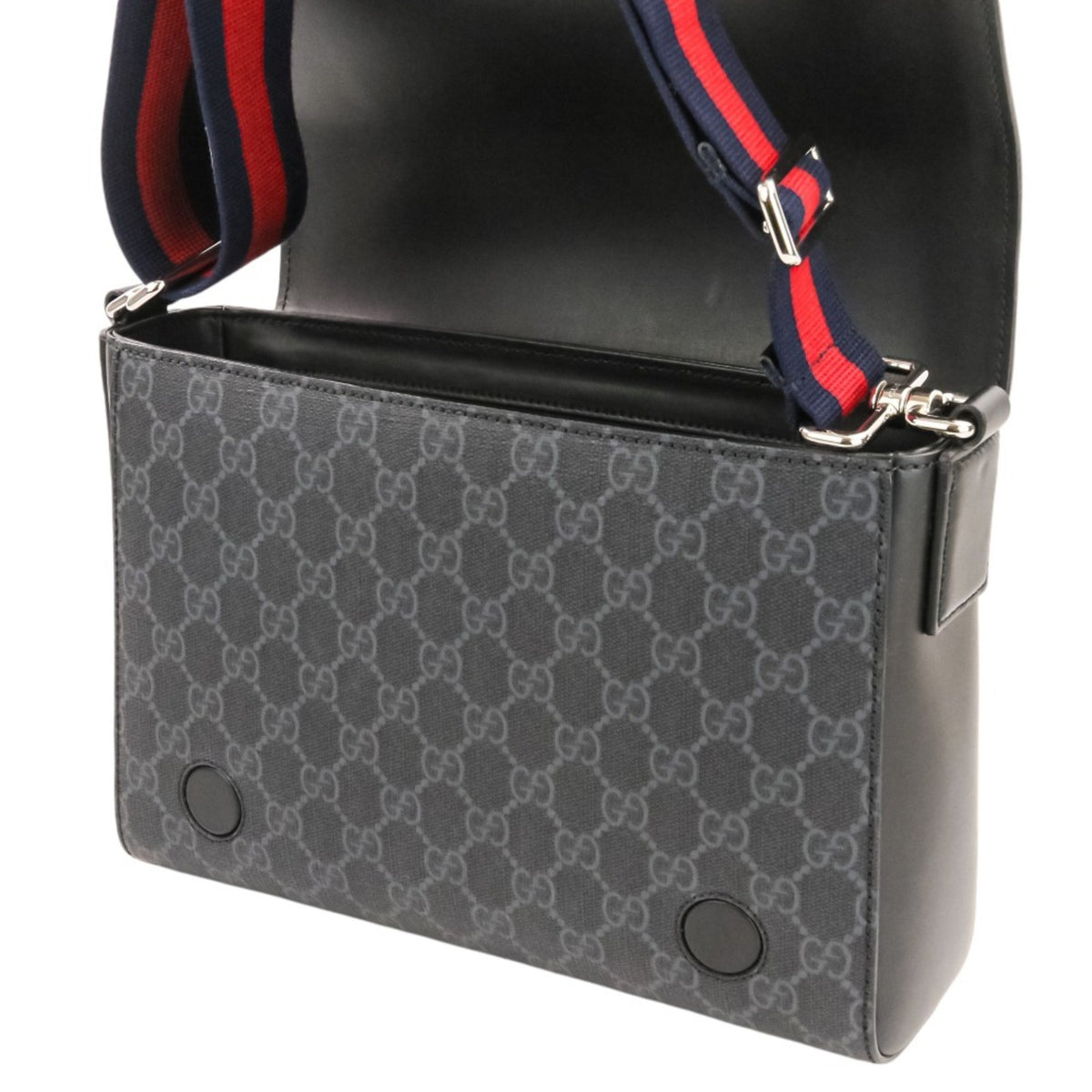Gucci Black Gg Supreme Shoulder Bag (Pre-Owned)