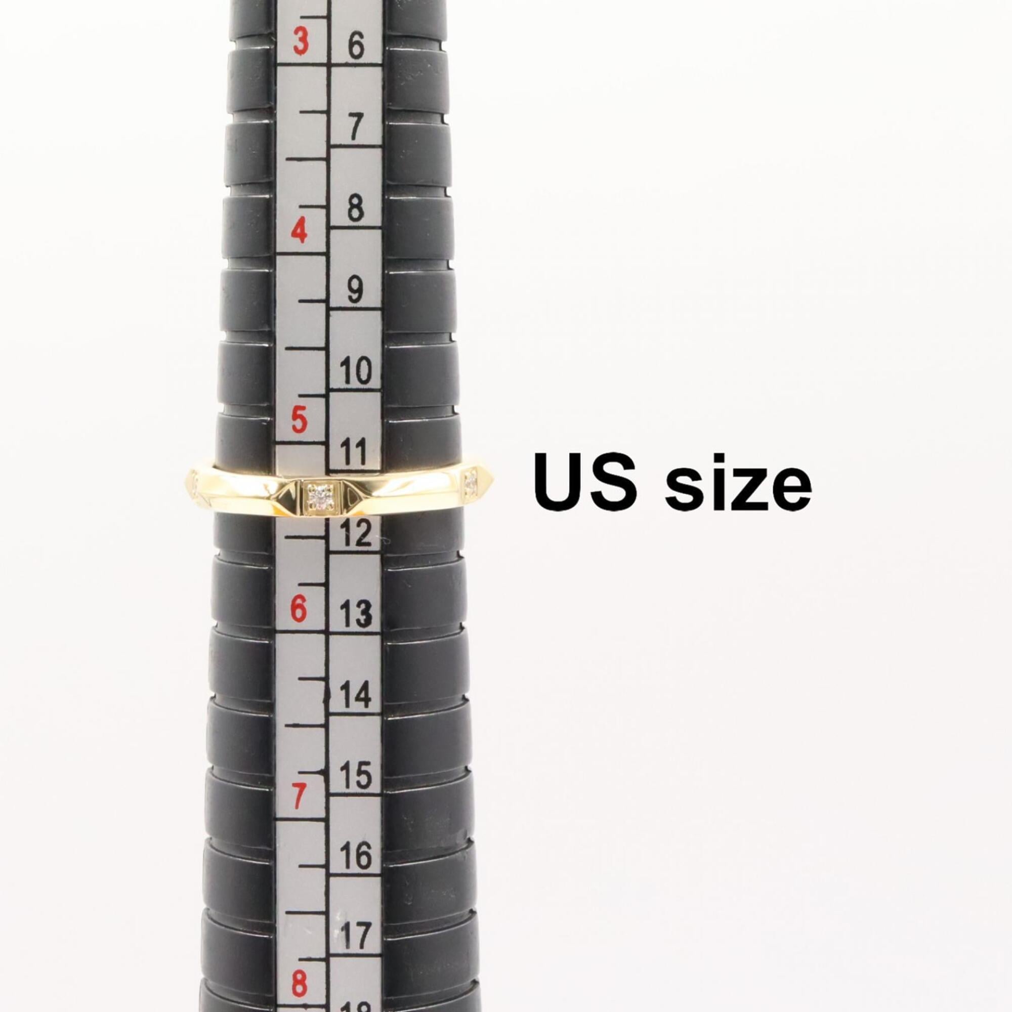 Tiffany Gold Clear Yellow Gold (18K) Band Ring (Pre-Owned)