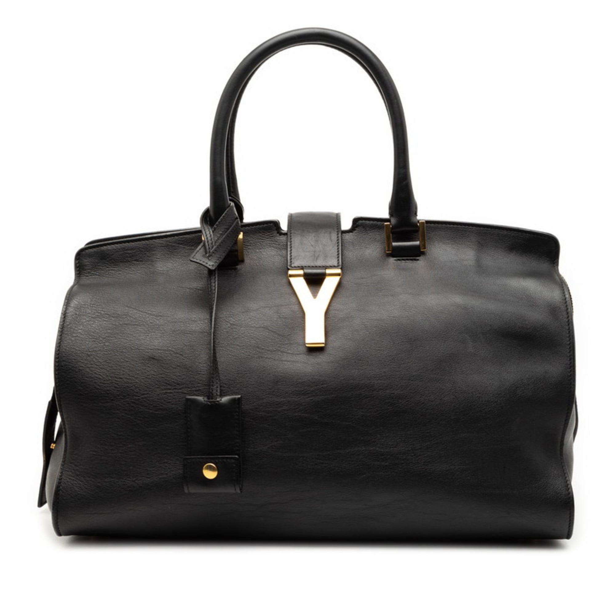 Saint Laurent Black Leather Handbag (Pre-Owned)