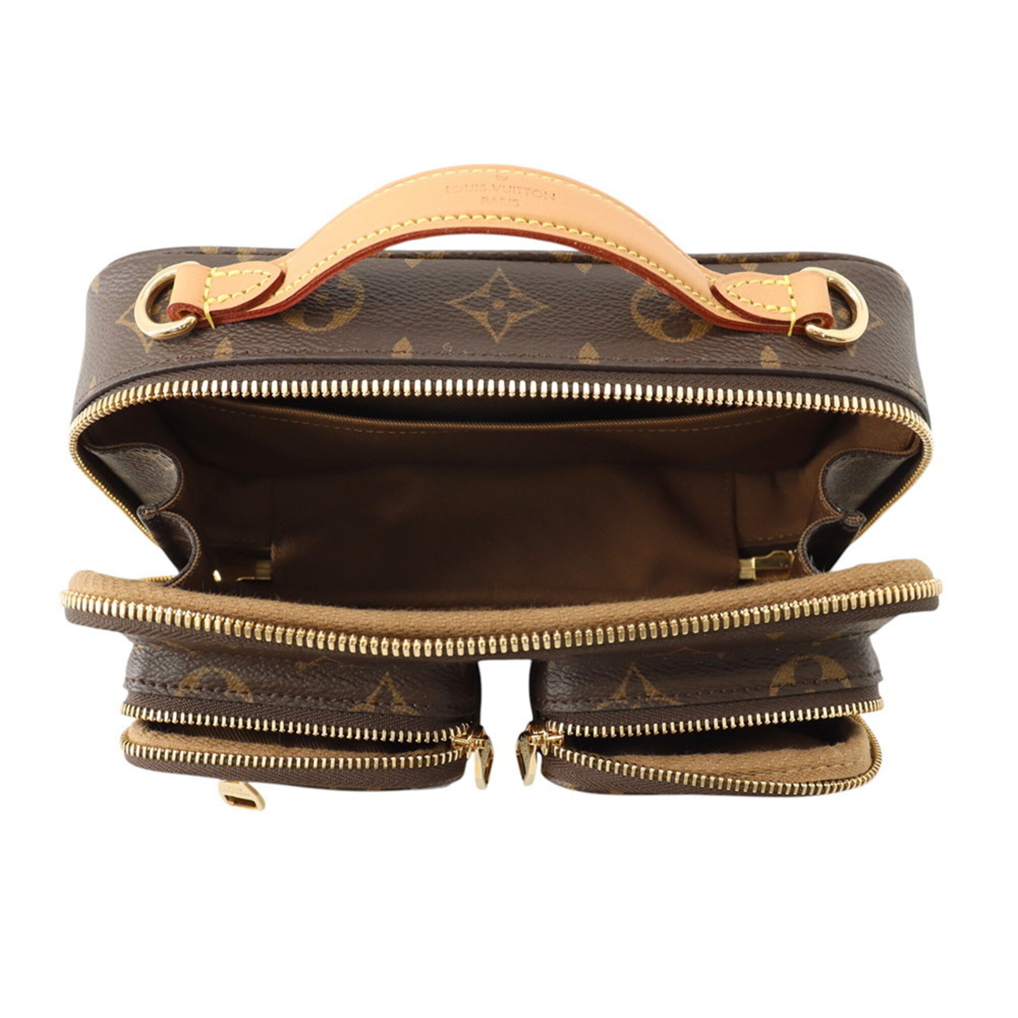 Louis Vuitton Brown Monogram Monogram Handbag Pouch Shoulder Bag (Pre-Owned)