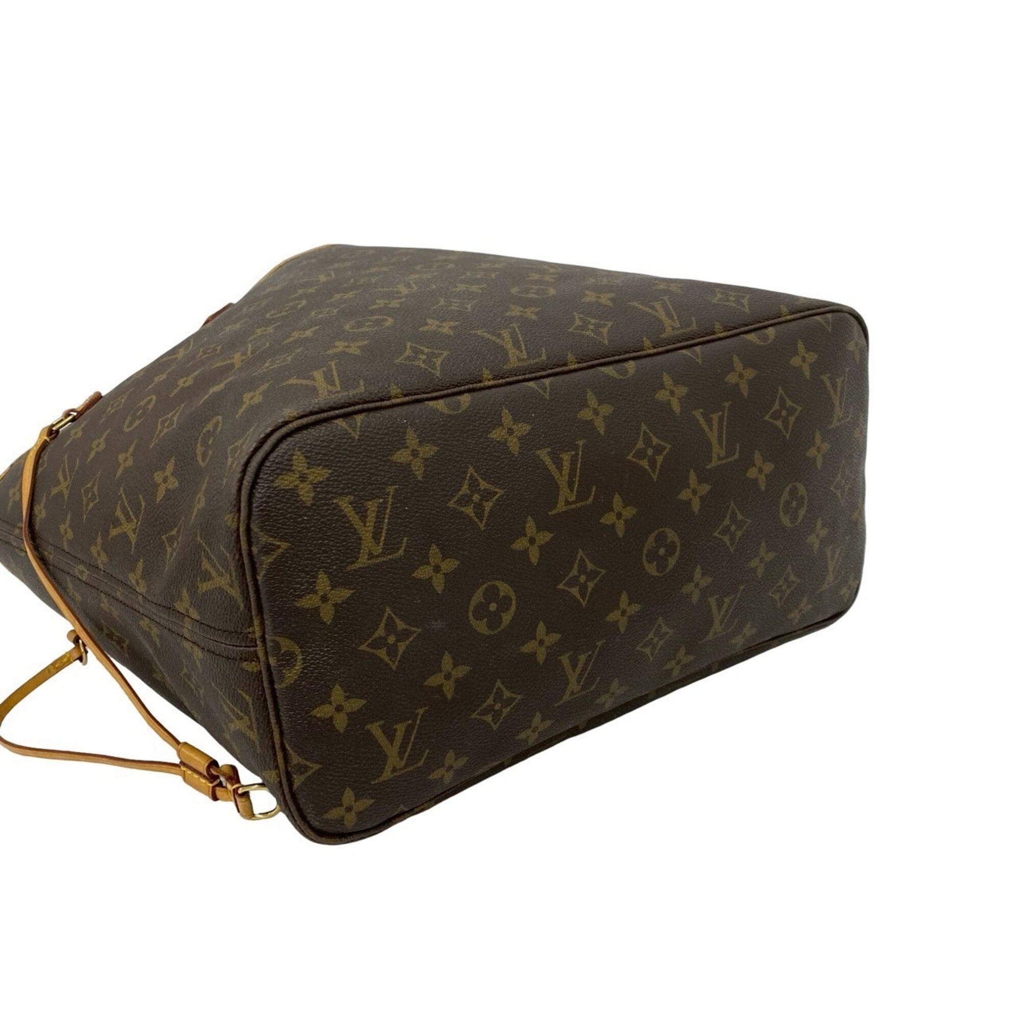 Louis Vuitton Brown Leather Pvc Handbag Shoulder Bag Tote Bag (Pre-Owned)
