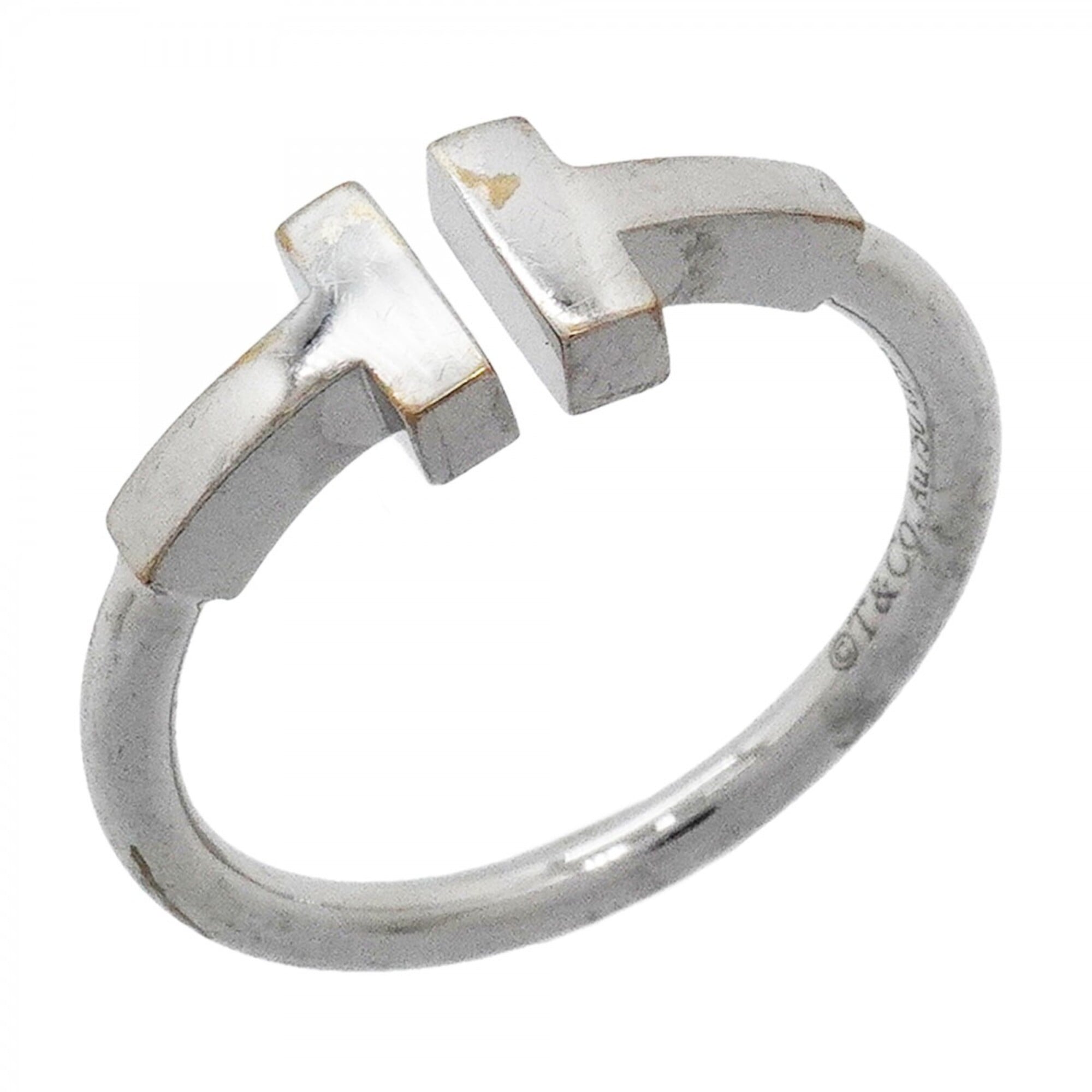 Tiffany White Gold (18K) Band Ring (Pre-Owned)