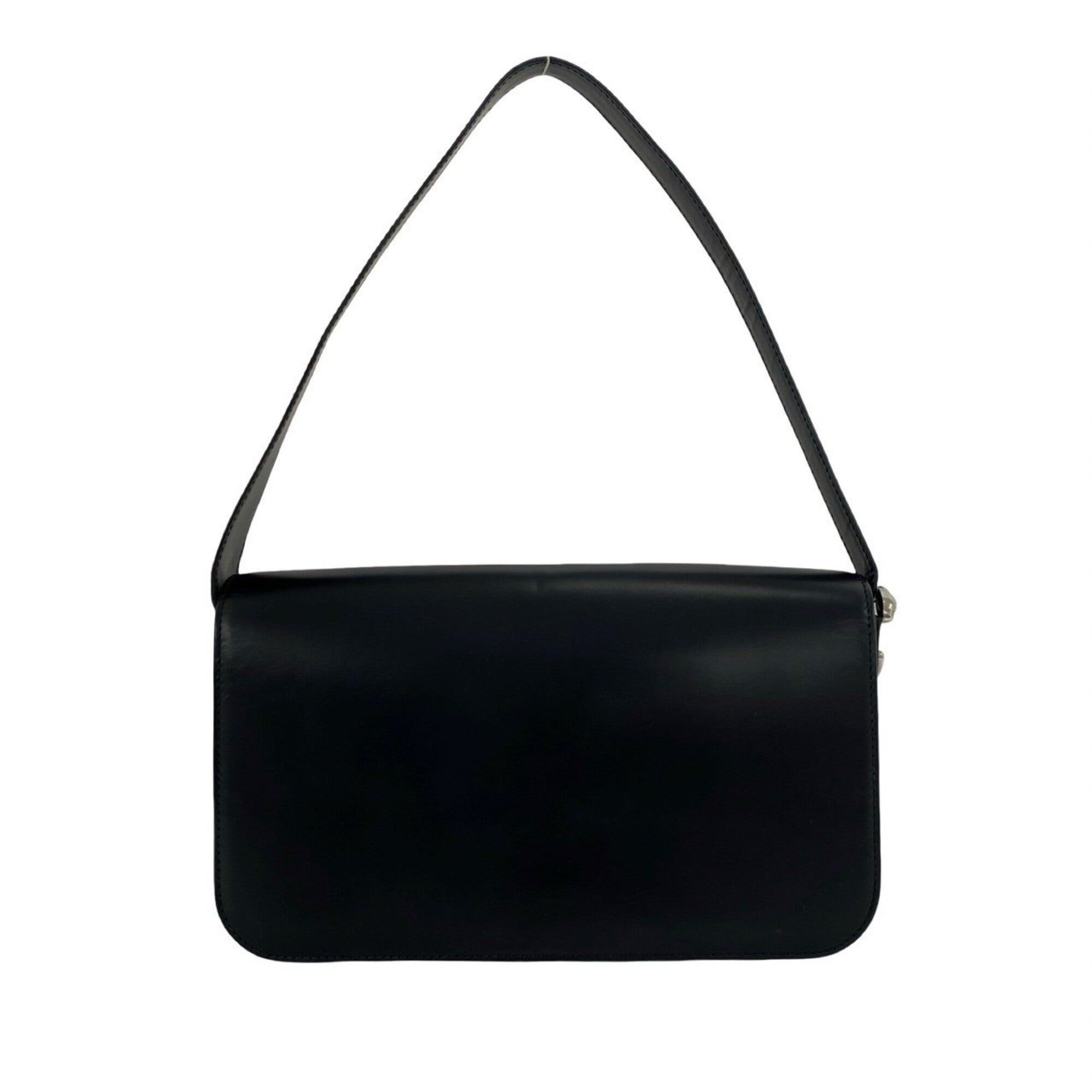 Cartier Black Leather Handbag Shoulder Bag (Pre-Owned)