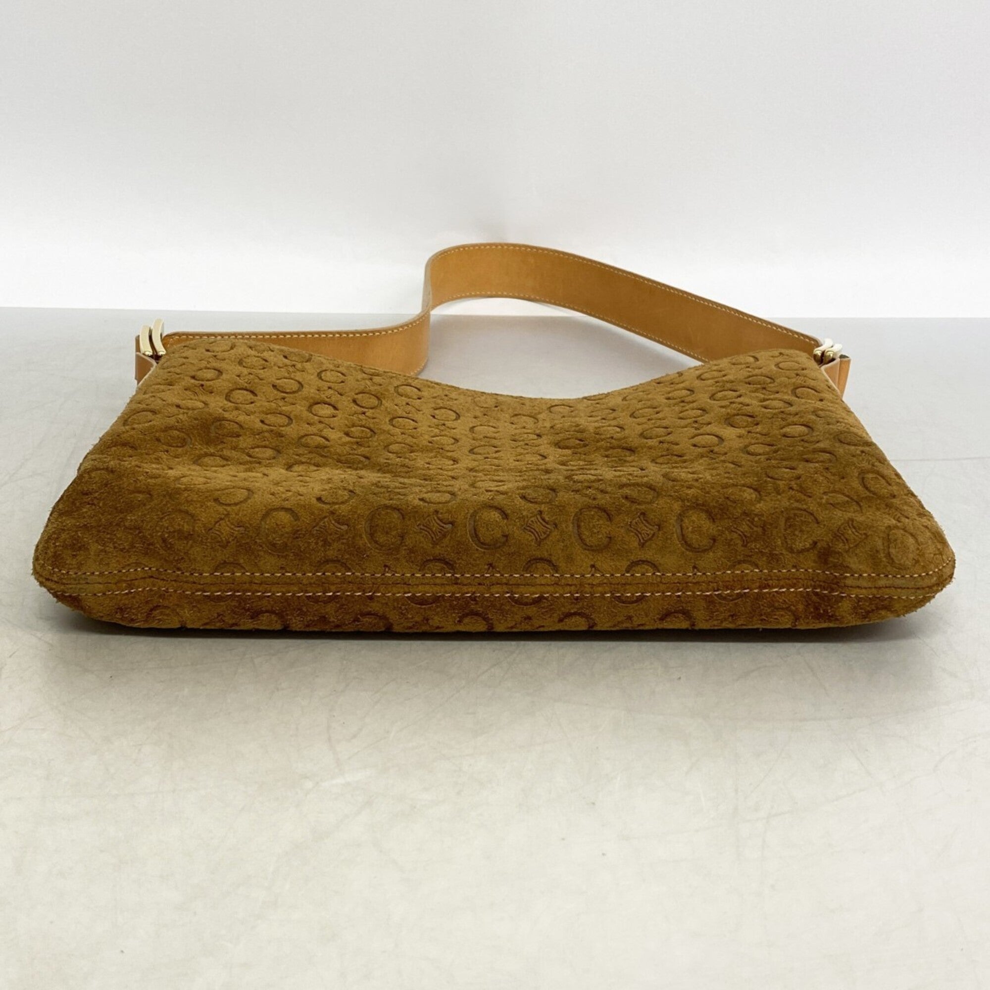 Celine Brown Suede Shoulder Bag (Pre-Owned)
