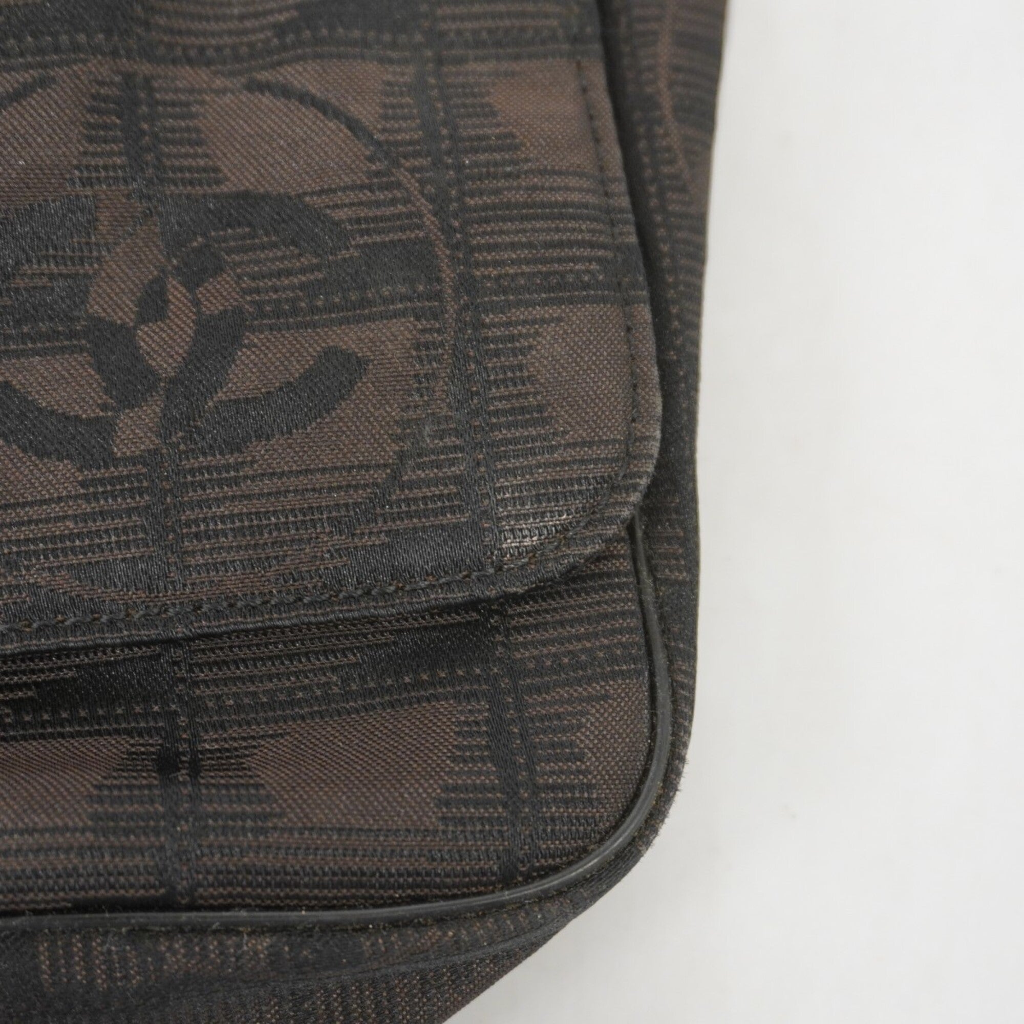 Chanel Black Brown Nylon Fanny Pack (Pre-Owned)