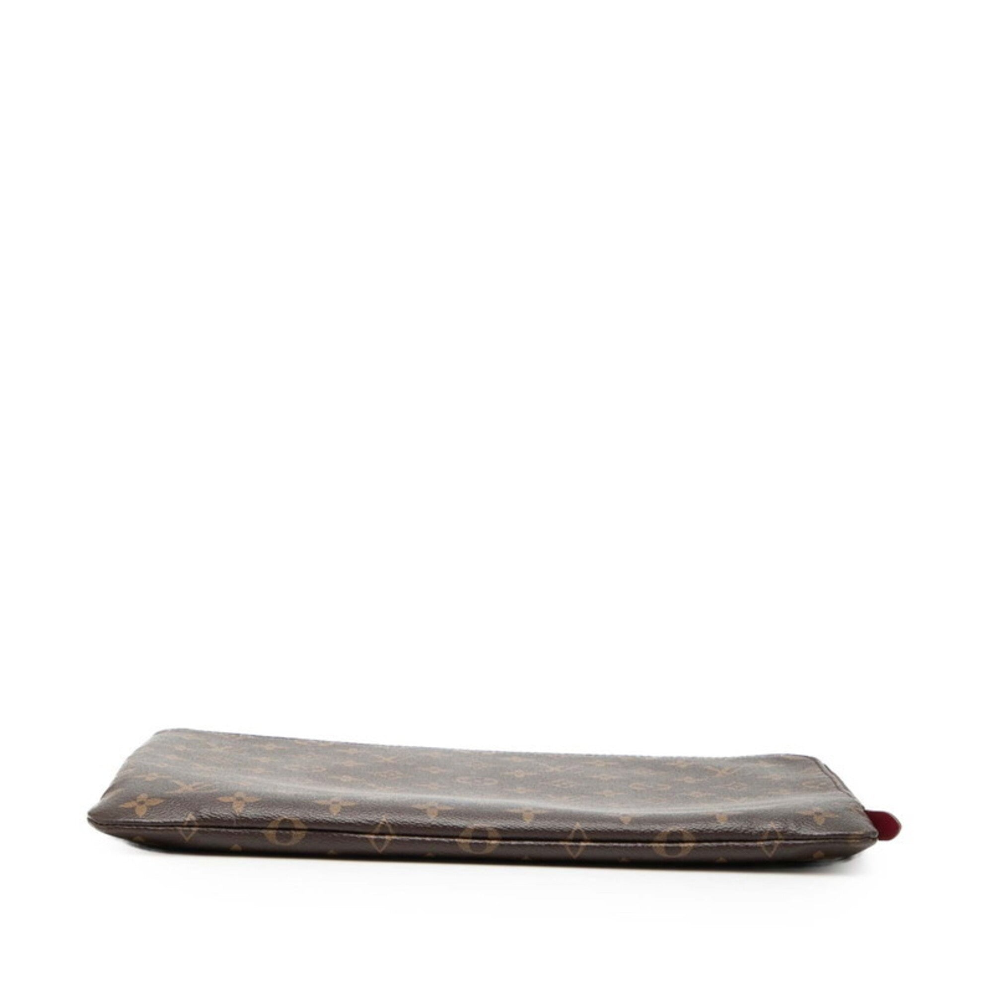 Louis Vuitton Brown Fuchsia Pvc Clutch Bag (Pre-Owned)