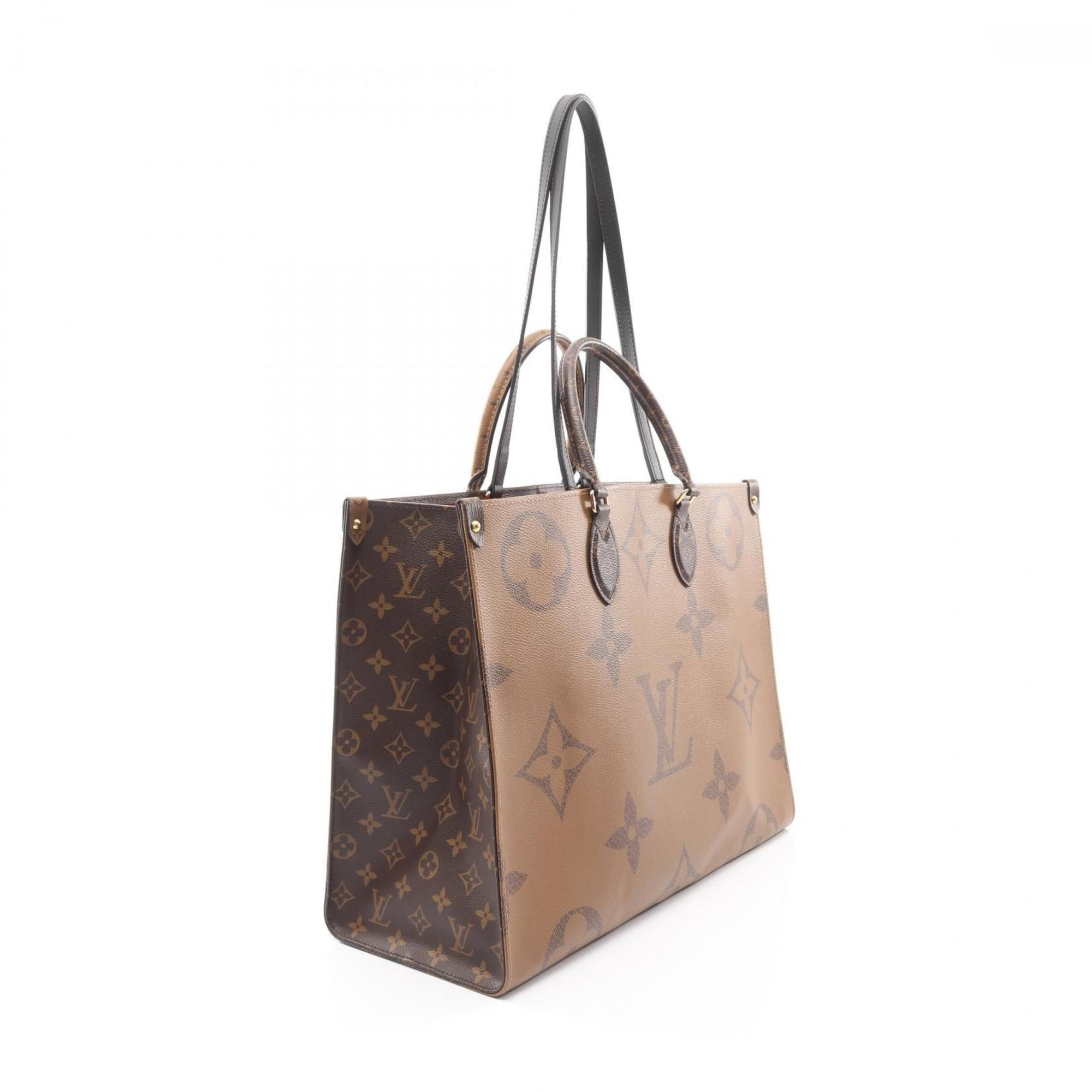 Louis Vuitton Brown Coated Canvas Leather Shoulder Bag (Pre-Owned)