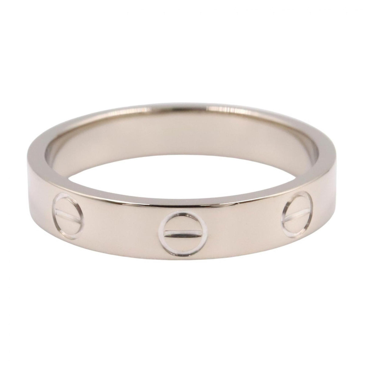 Cartier Silver White Gold (18K) Band Ring (Pre-Owned)