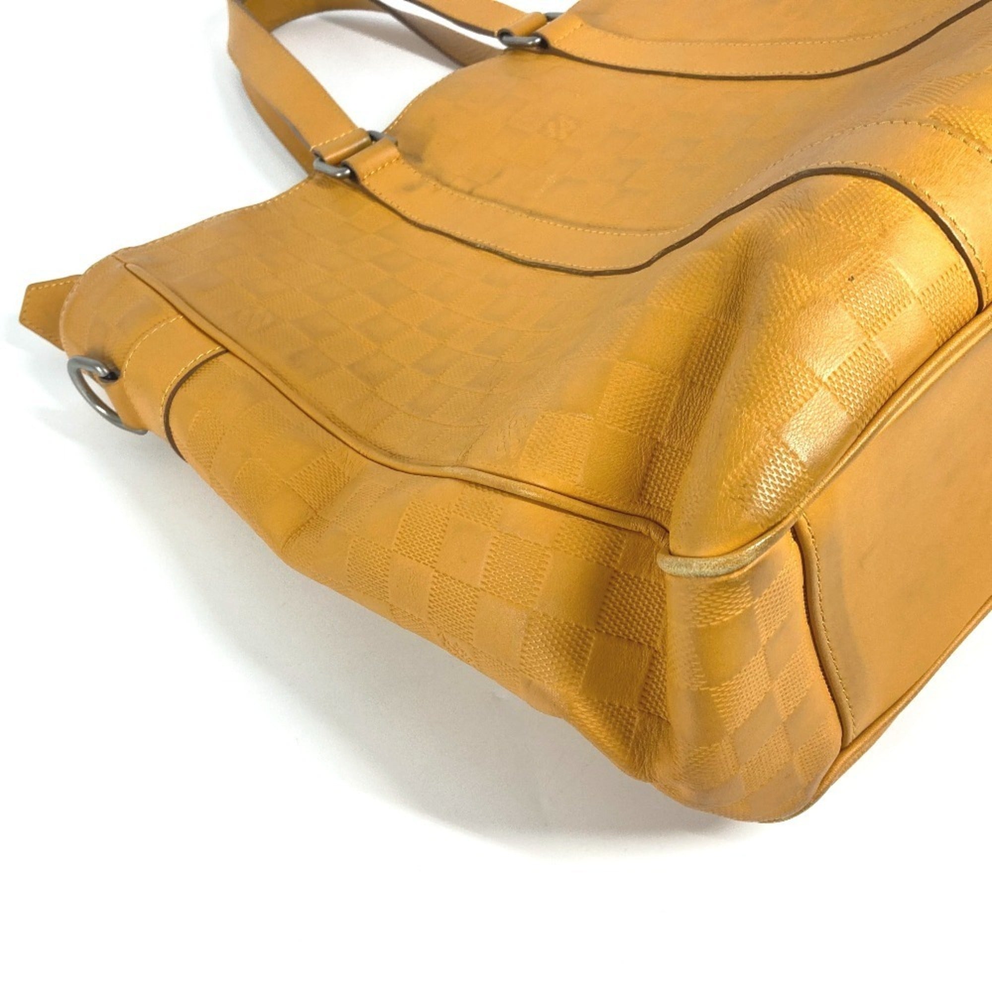 Louis Vuitton Damier Infini Solar Yellow Damier Infini Shoulder Bag Tote Bag (Pre-Owned)