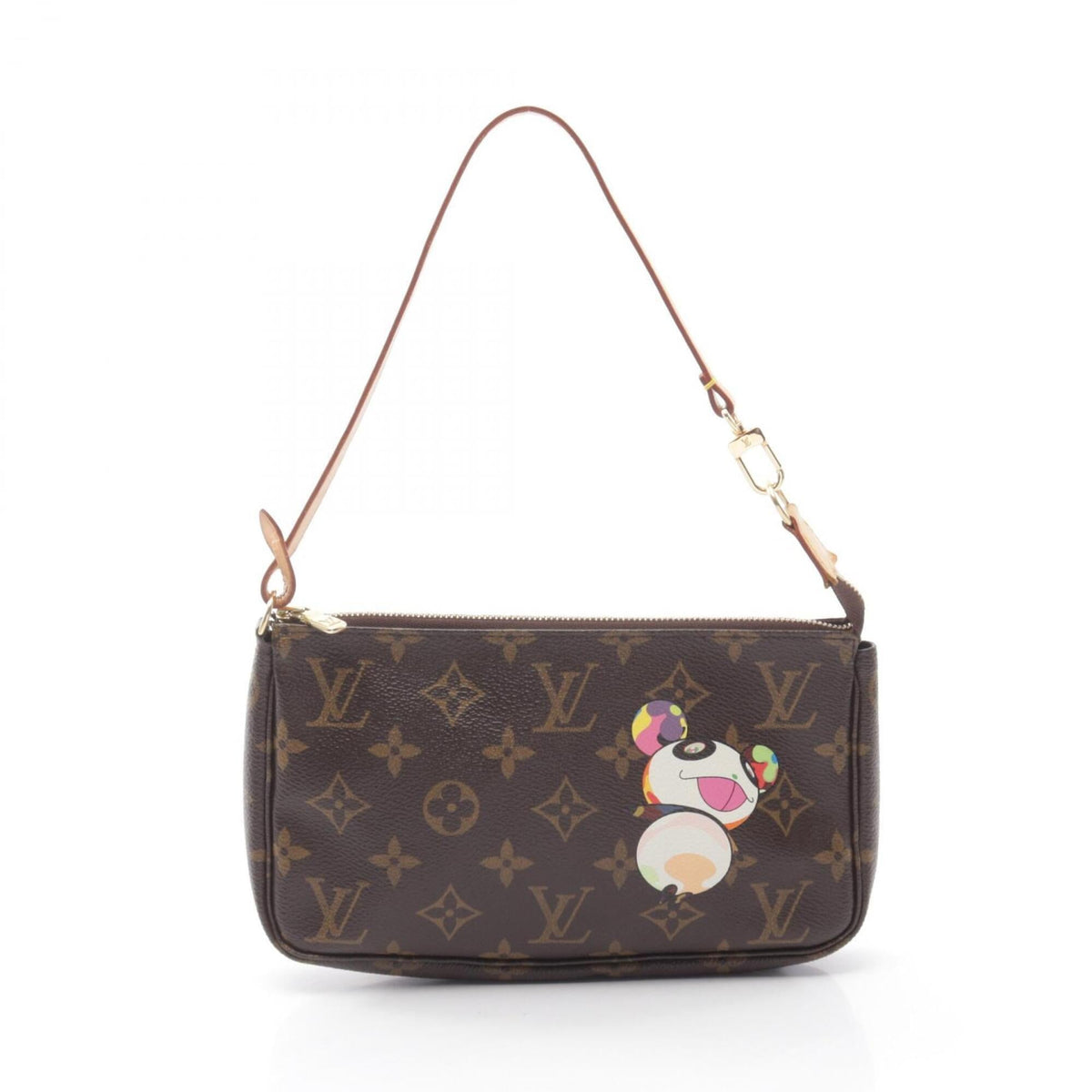 Louis Vuitton Brown Monogram Panda Coated Canvas Pvc Monogram Leather Handbag (Pre-Owned)