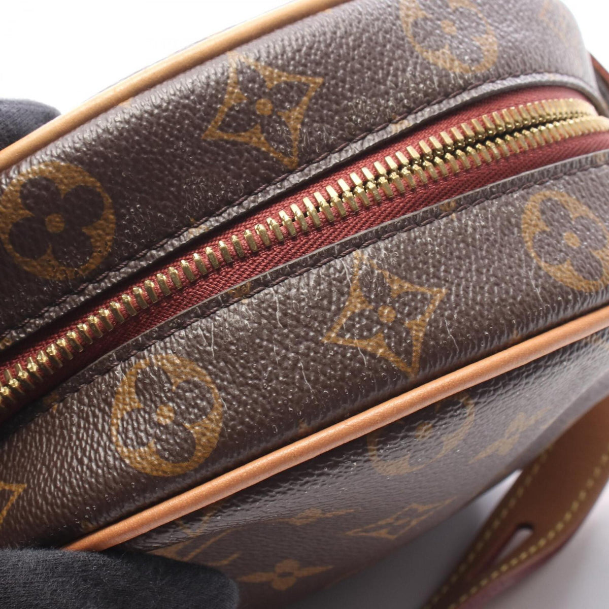 Louis Vuitton Brown Monogram Coated Canvas Handbag Shoulder Bag (Pre-Owned)