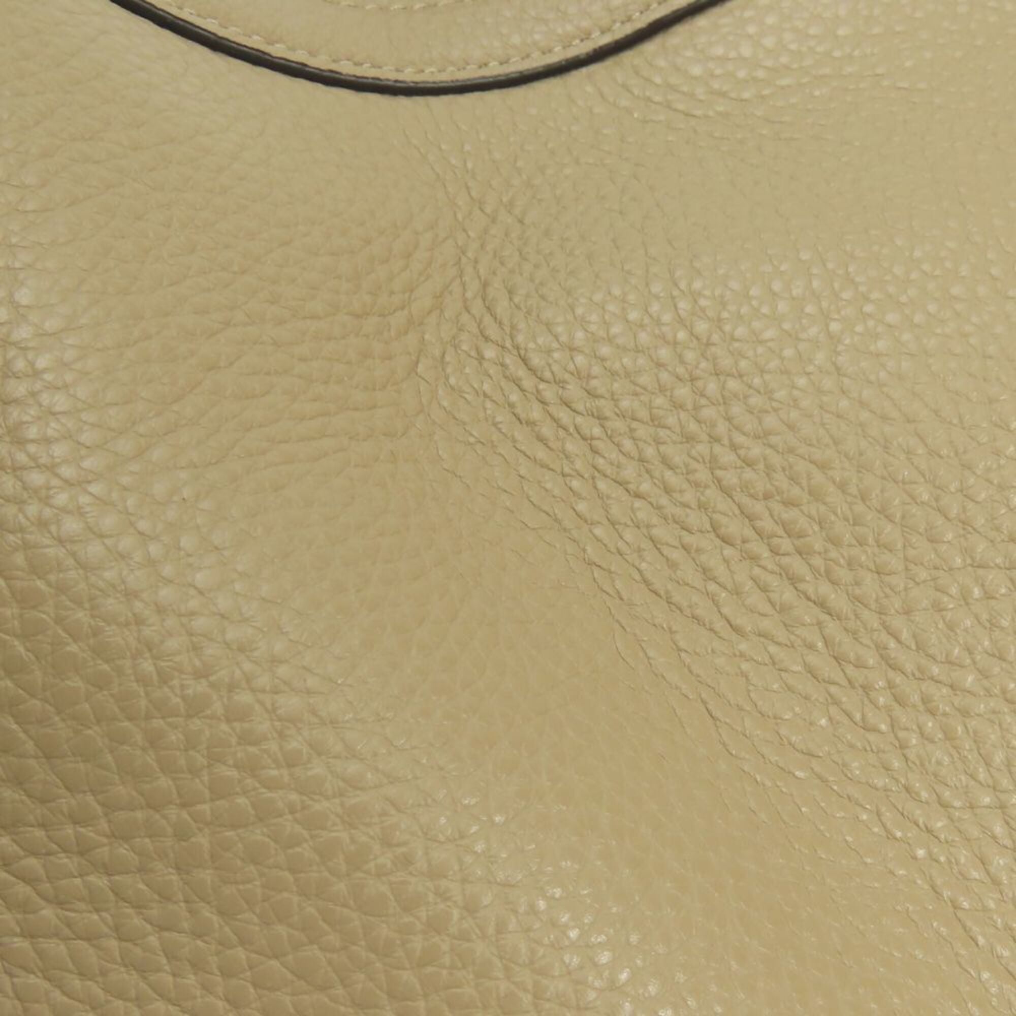Coach Beige Leather Tote Bag (Pre-Owned)