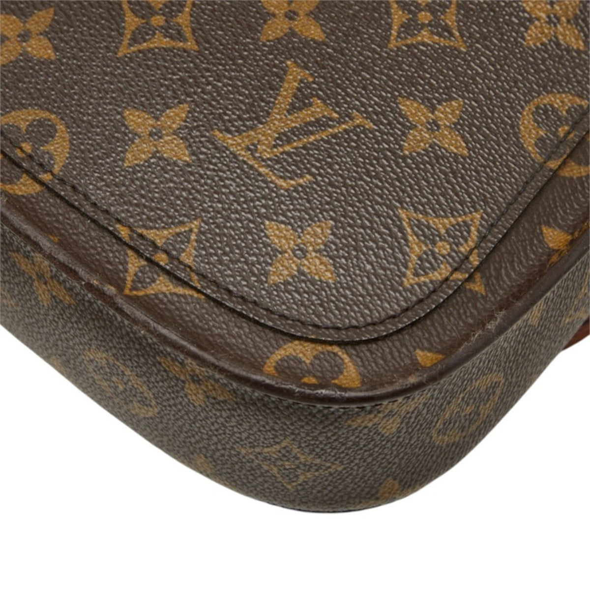 Louis Vuitton Brown Pvc Leather Shoulder Bag (Pre-Owned)