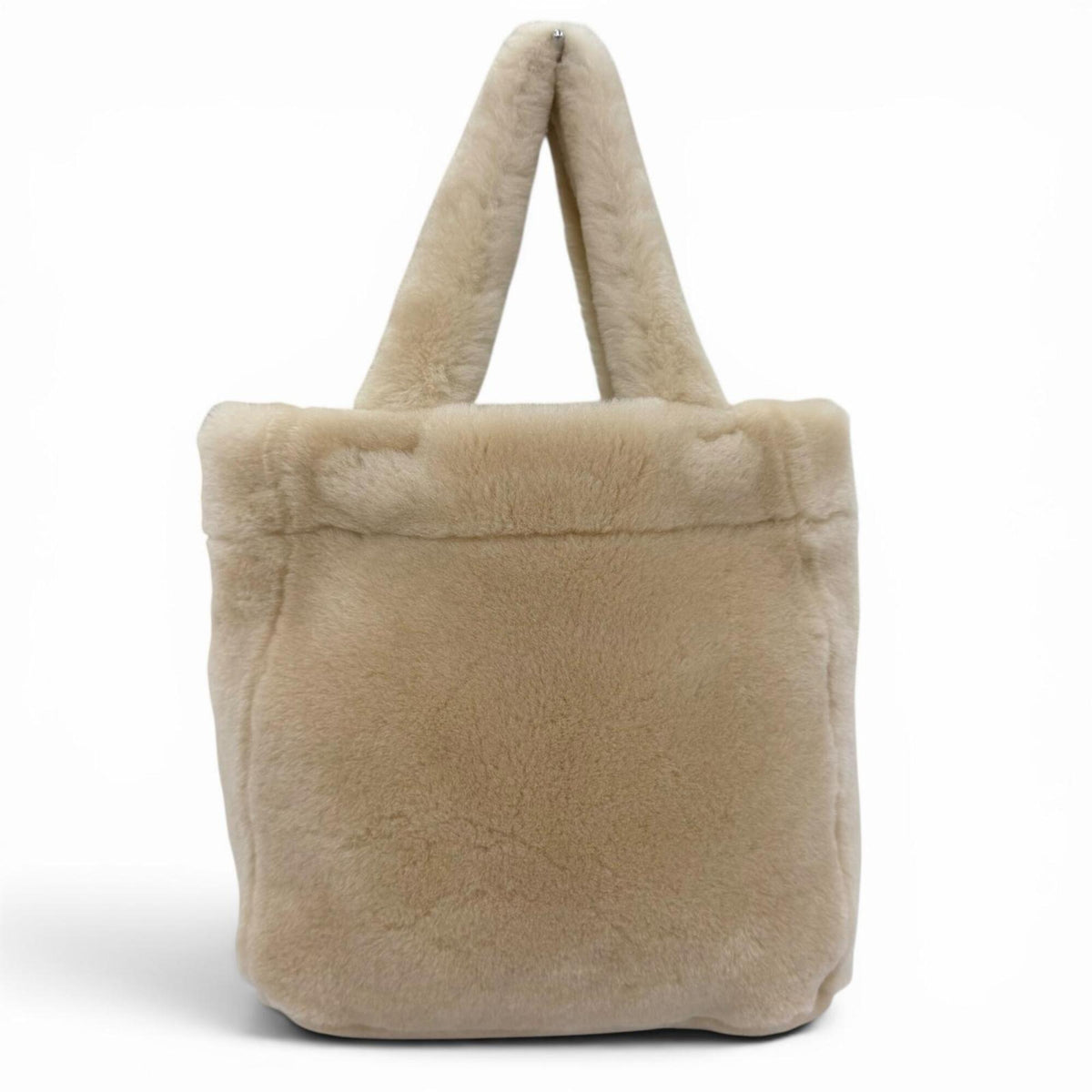 Prada Beige Leather Pouch Shoulder Bag (Pre-Owned)