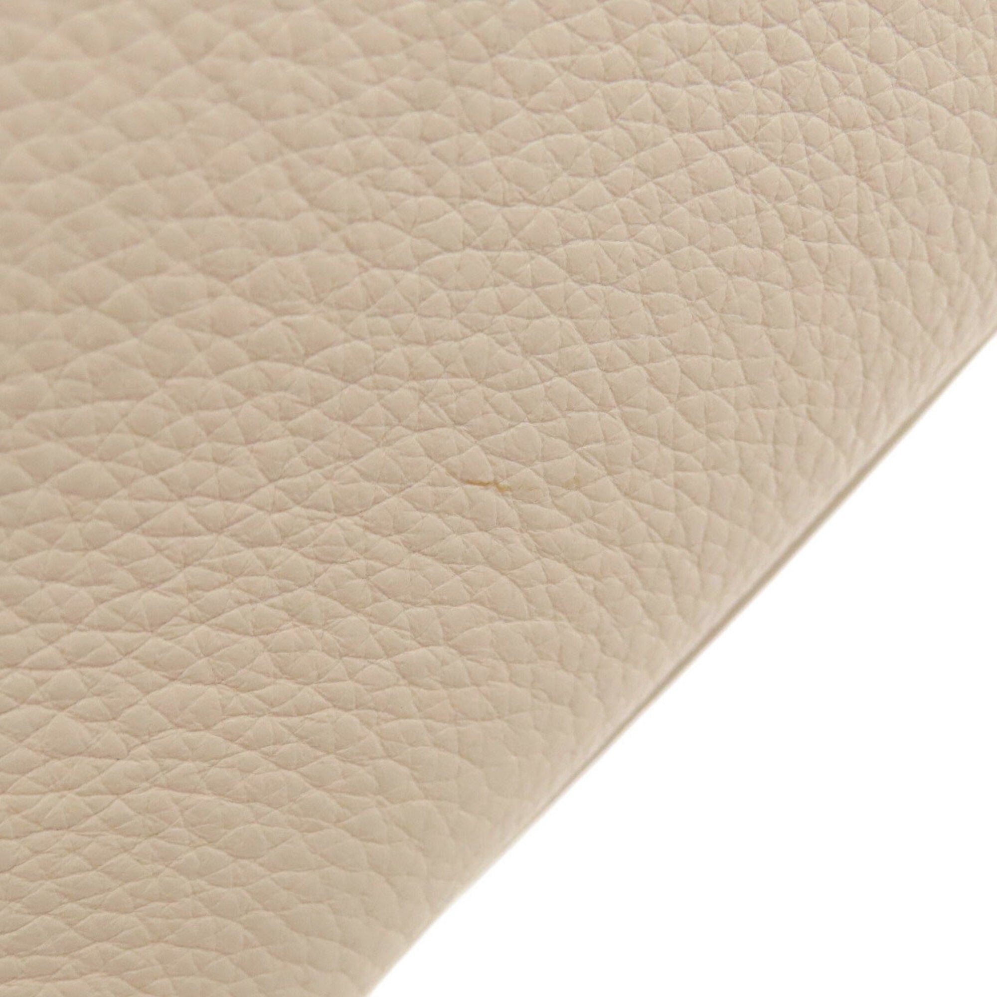Bvlgari Bvlgari Bvlgari White Leather Handbag (Pre-Owned)