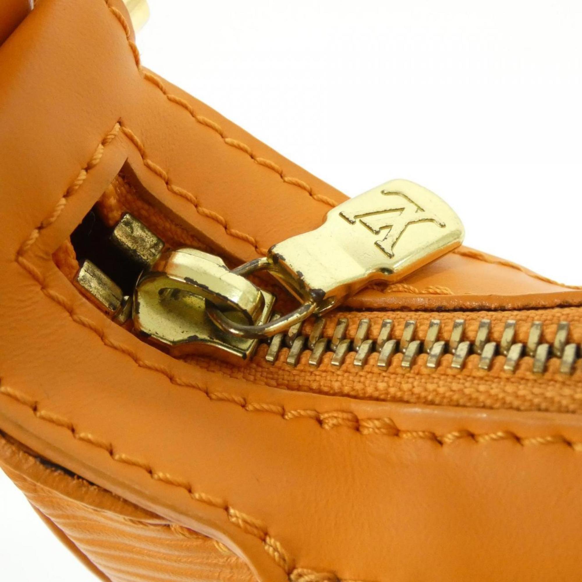 Louis Vuitton Mandarin Orange Leather Handbag (Pre-Owned)
