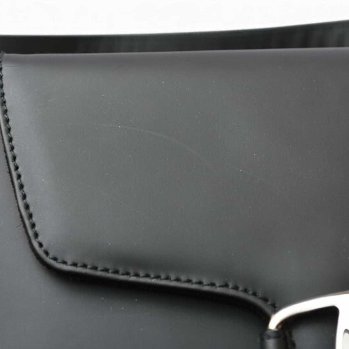 Salvatore Ferragamo Black Leather Shoulder Bag Tote Bag (Pre-Owned)