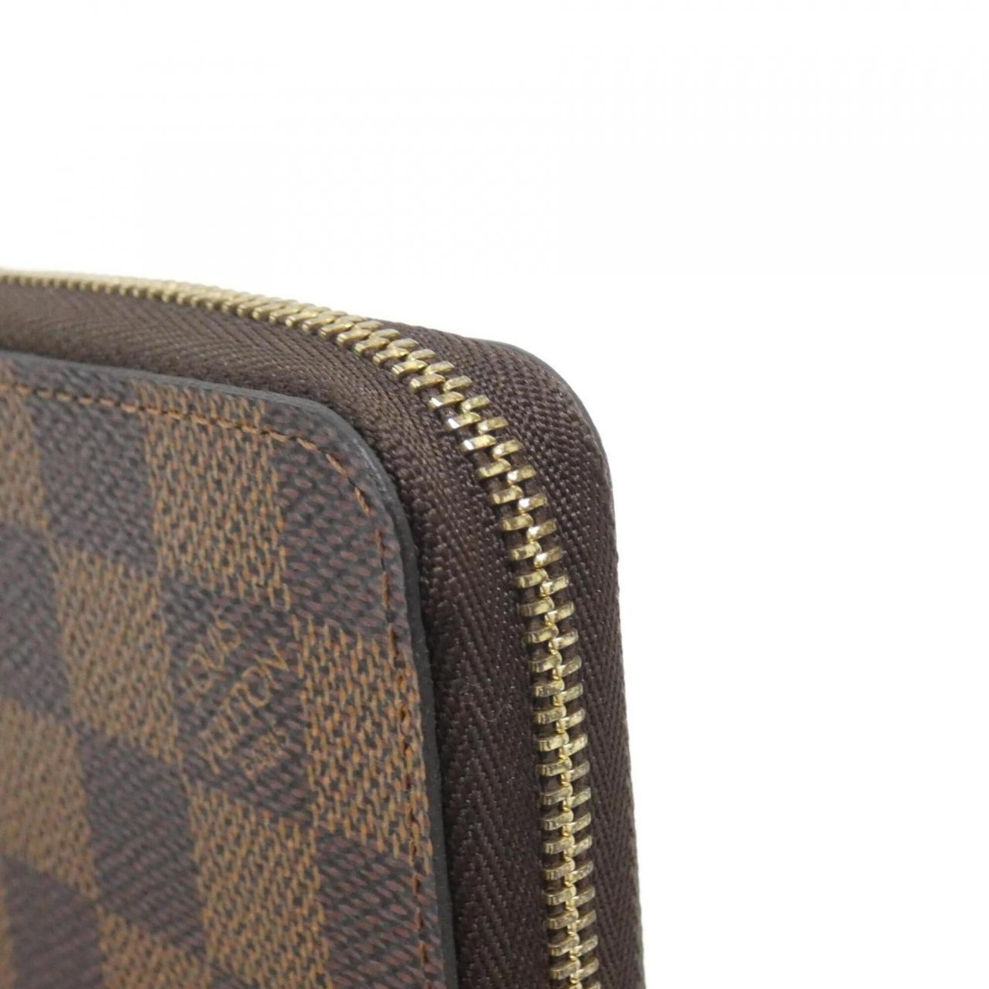 Louis Vuitton Damier Ebene Coated Canvas Coin Purse/Coin Case (Pre-Owned)