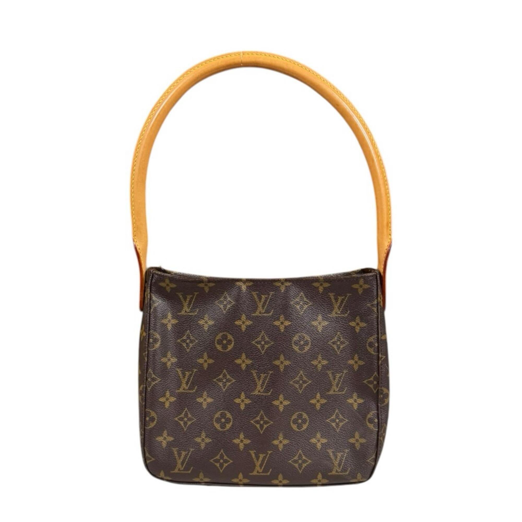 Louis Vuitton Brown Monogram Canvas Shoulder Bag (Pre-Owned)