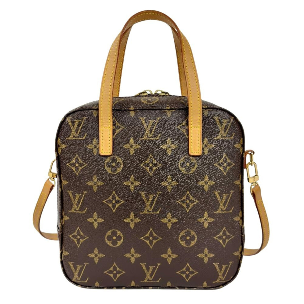Louis Vuitton Brown Monogram Canvas Handbag (Pre-Owned)
