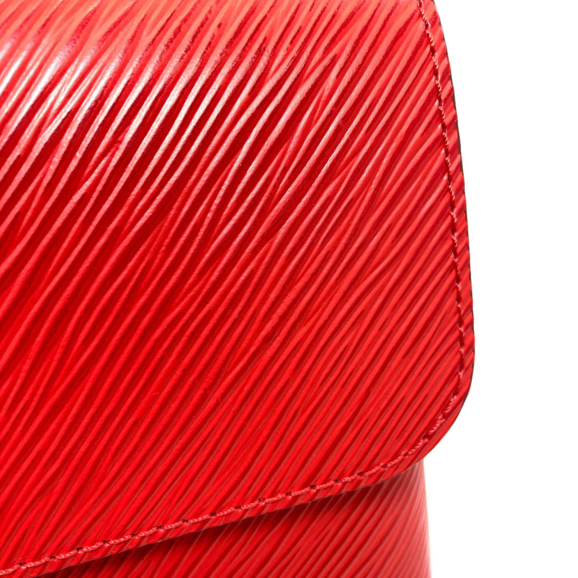 Louis Vuitton Red Color Epi Leather Handbag (Pre-Owned)