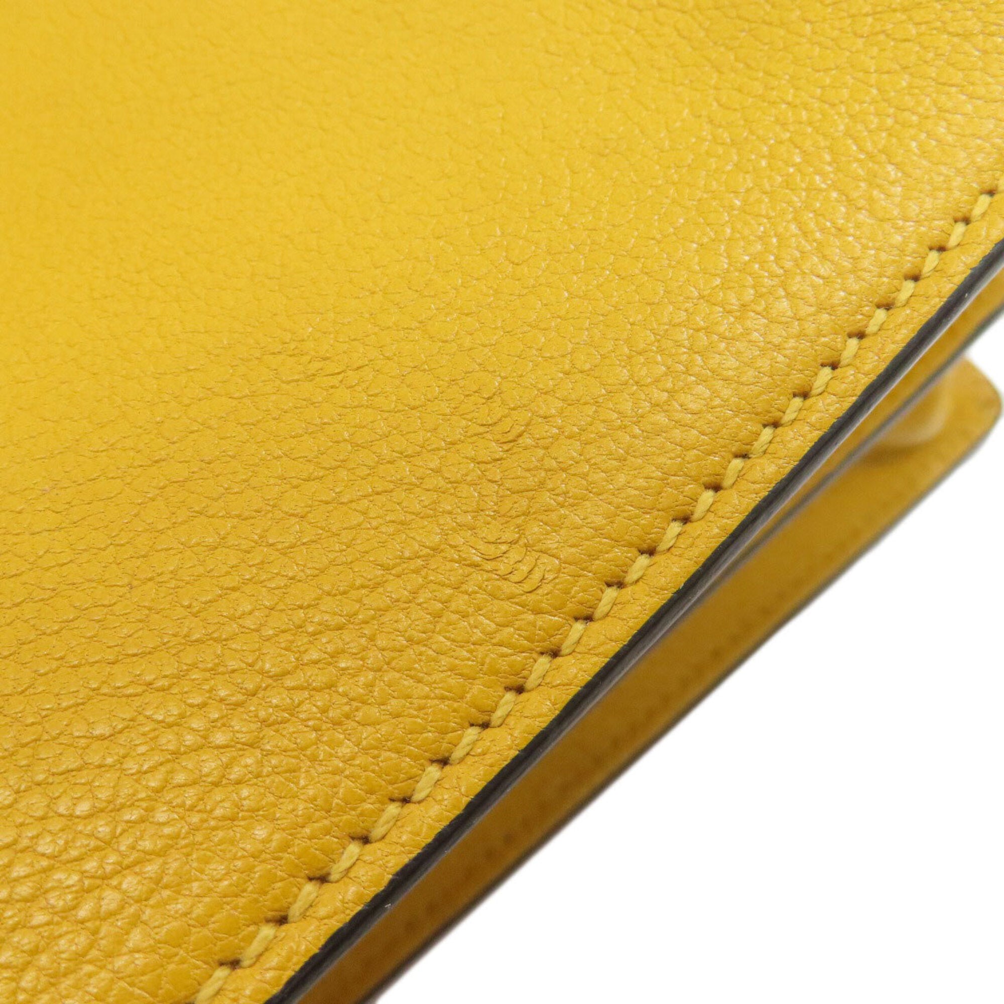 Miu Miu Pink Yellow Leather Handbag (Pre-Owned)