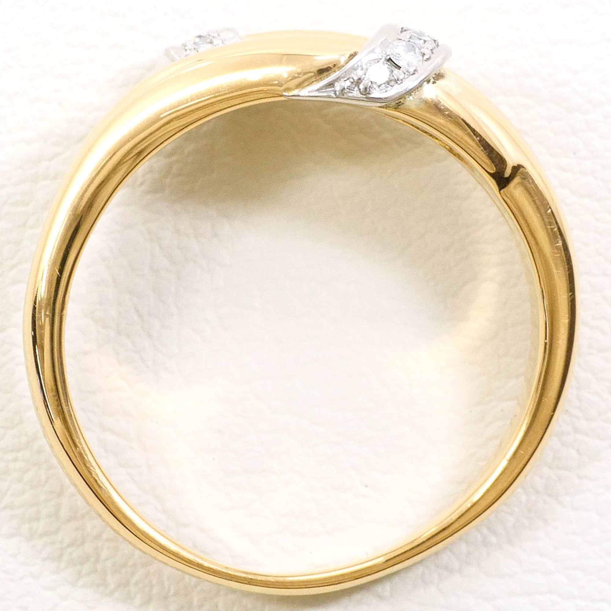 Unbranded Platinum Yellow Gold Yellow Gold (18K) Platinum 900 Band Ring (Pre-Owned)