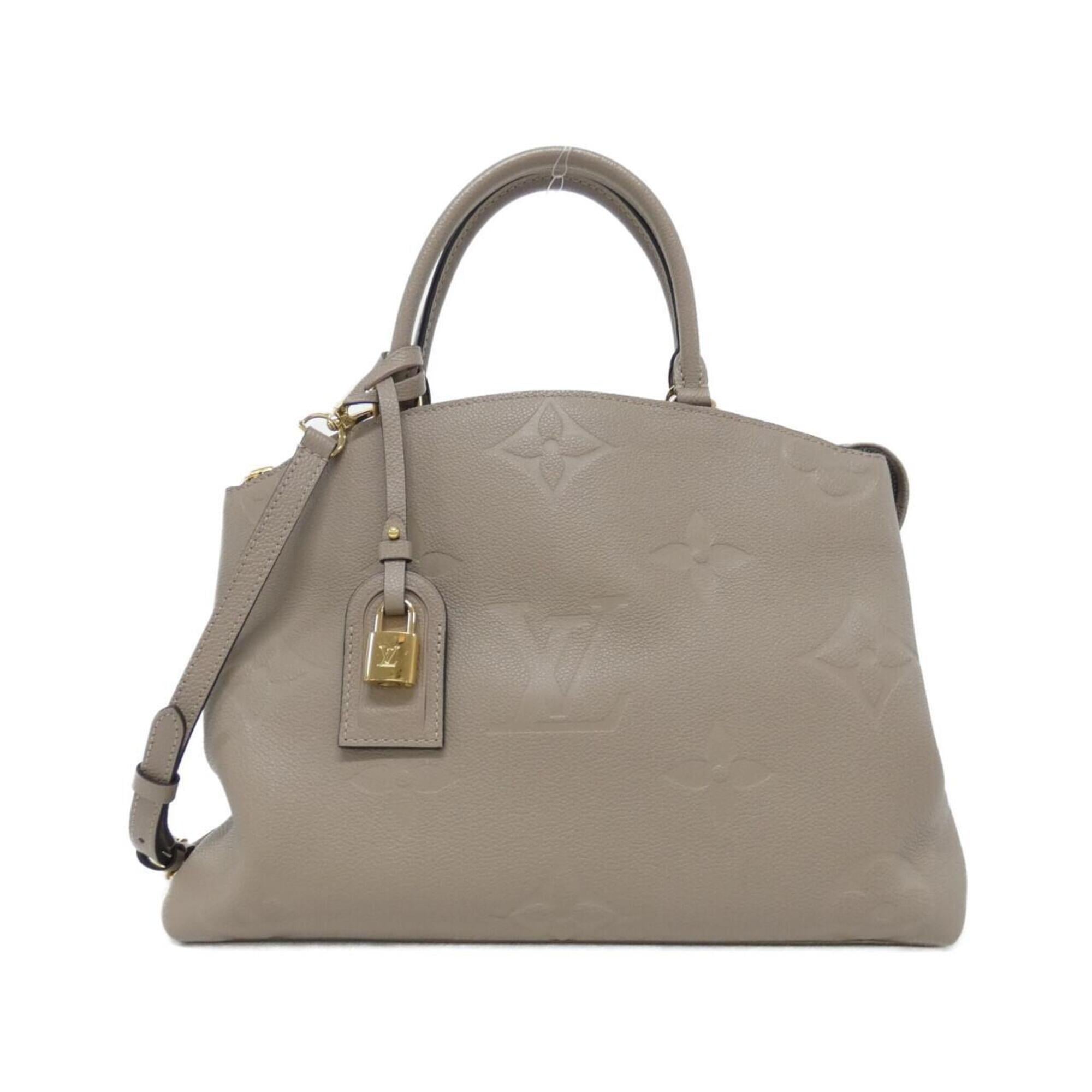 Louis Vuitton Beige Tourterelle Leather Handbag (Pre-Owned)