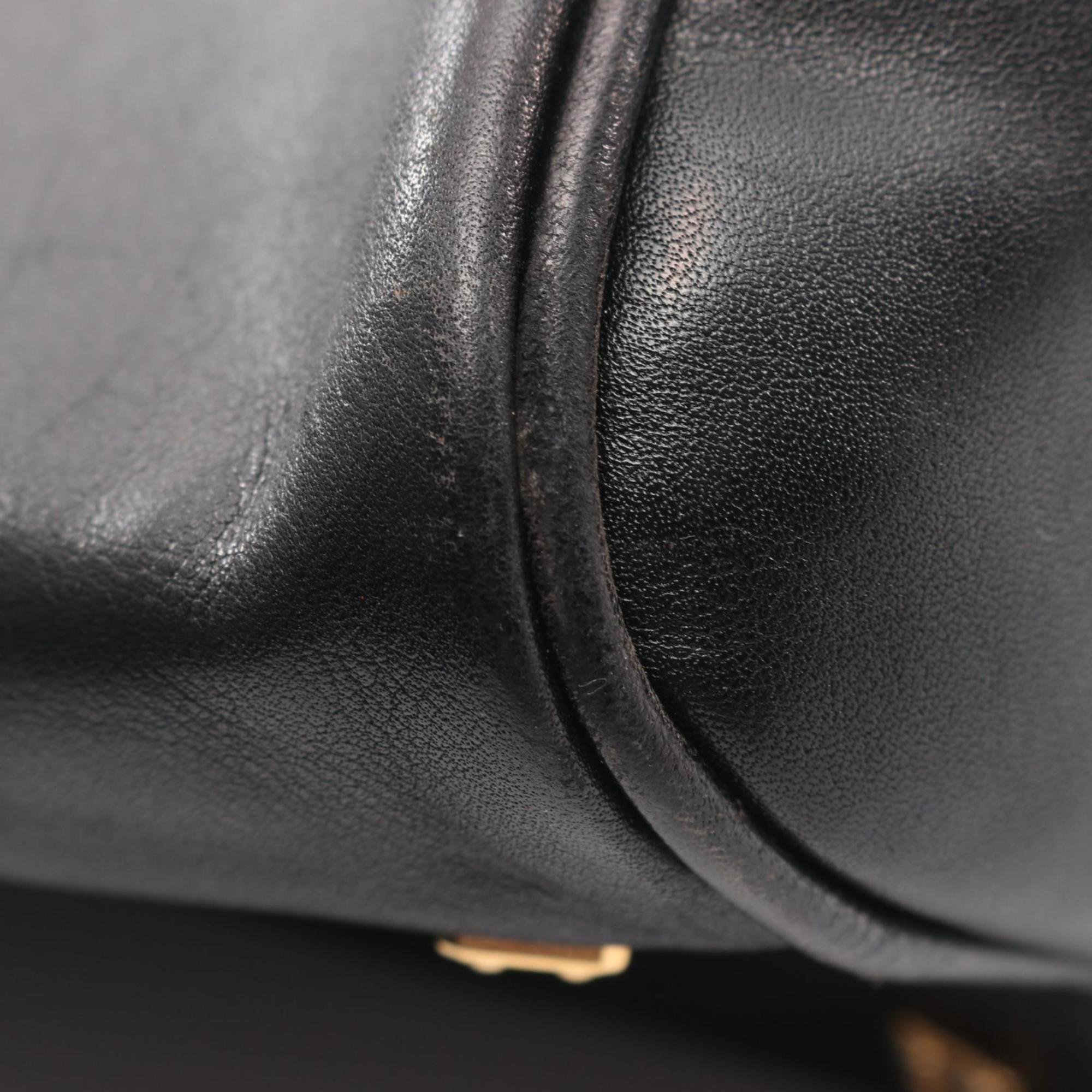 Loewe Black Leather Tote Bag (Pre-Owned)