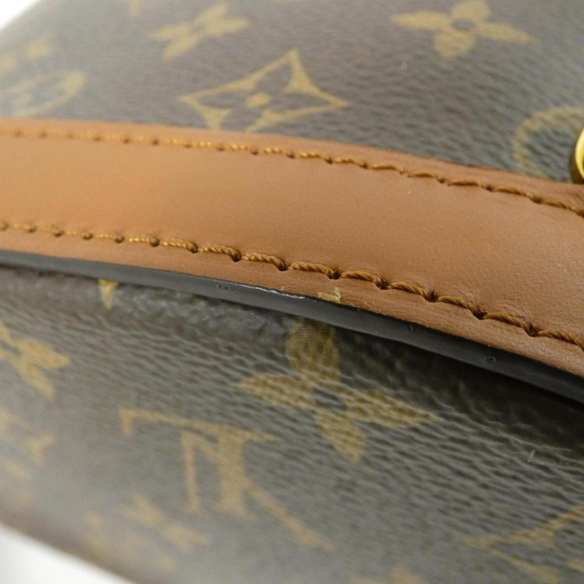 Louis Vuitton Marron Coated Canvas Backpack (Pre-Owned)