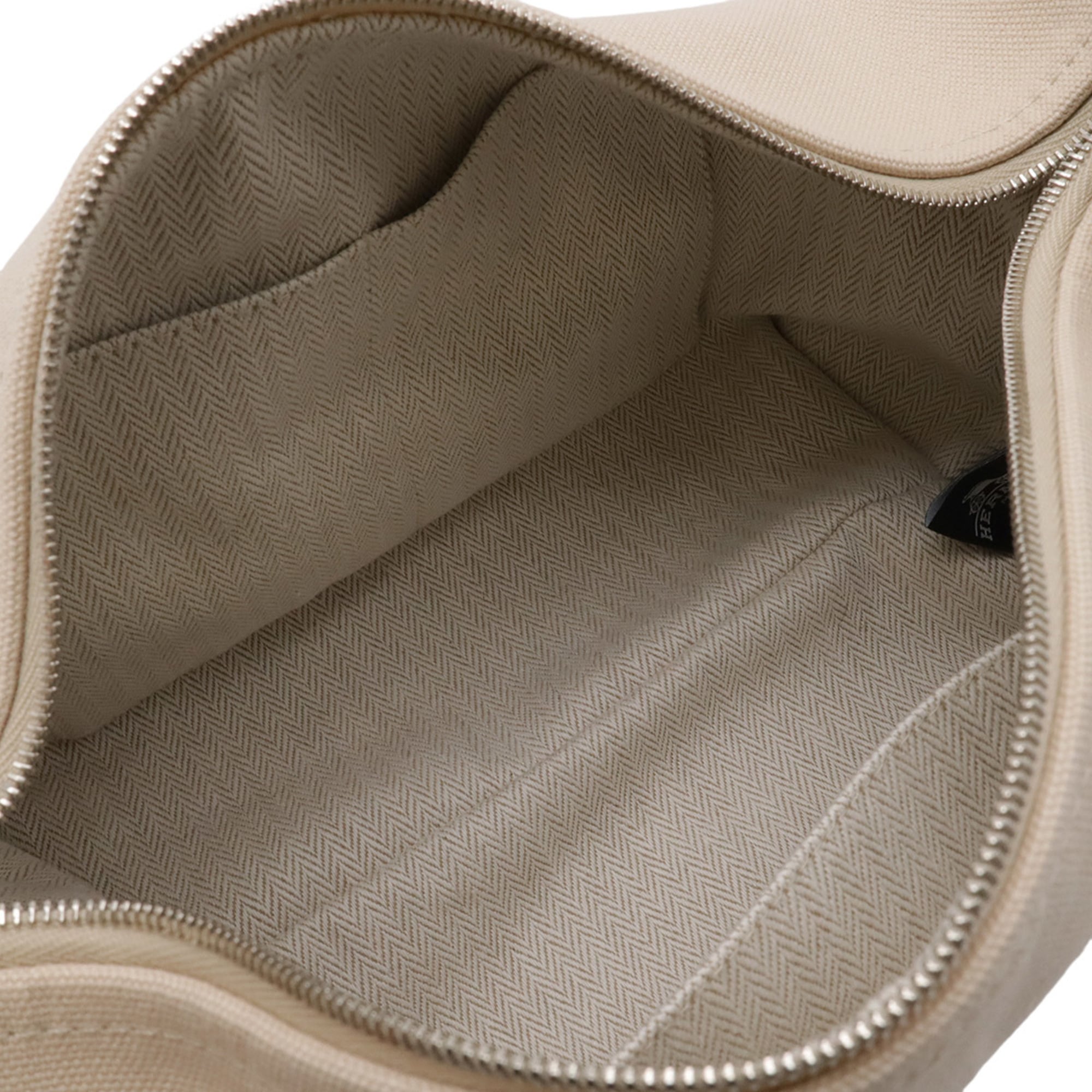 Hermes Natural Canvas Handbag (Pre-Owned)