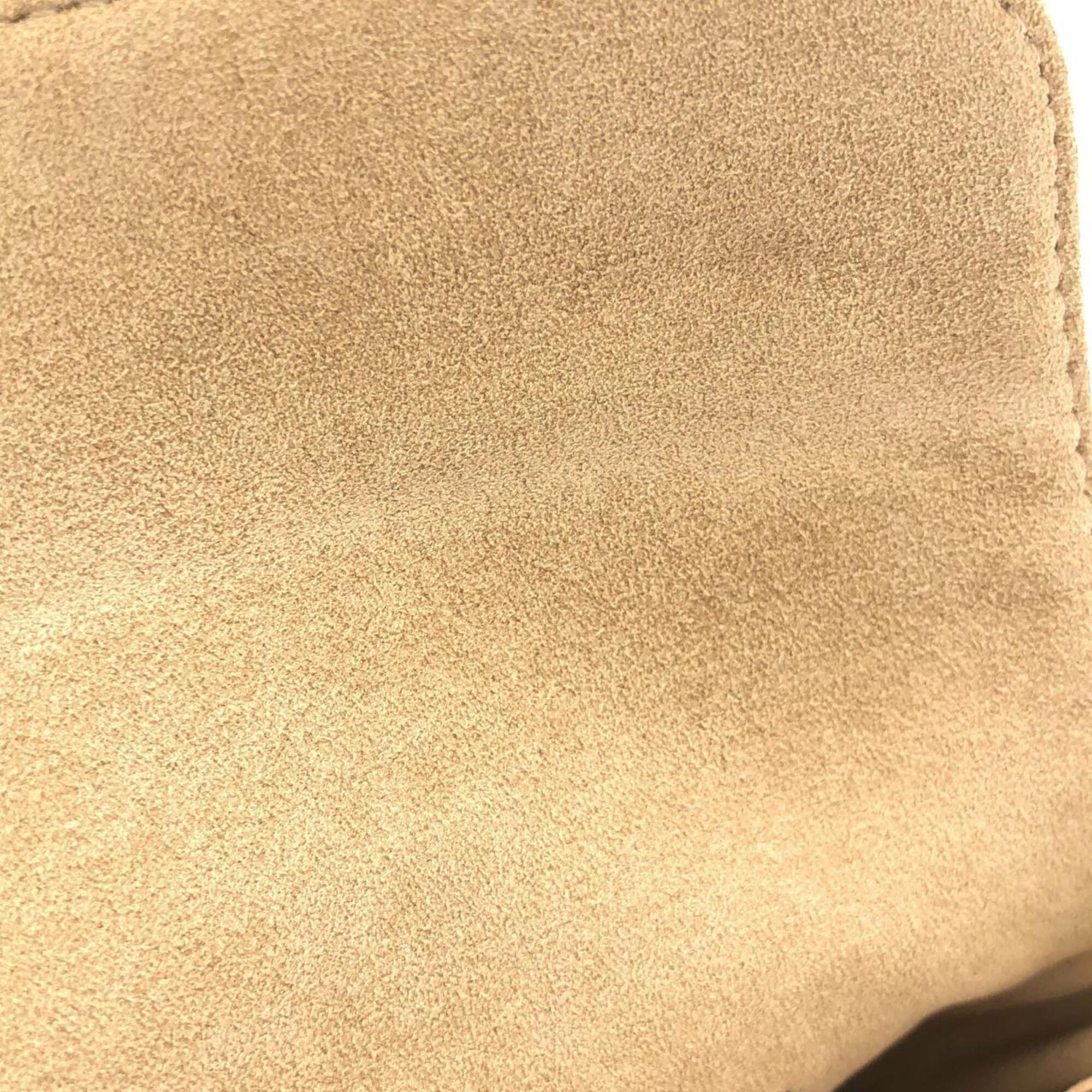 Louis Vuitton Beige Leather Shoulder Bag (Pre-Owned)