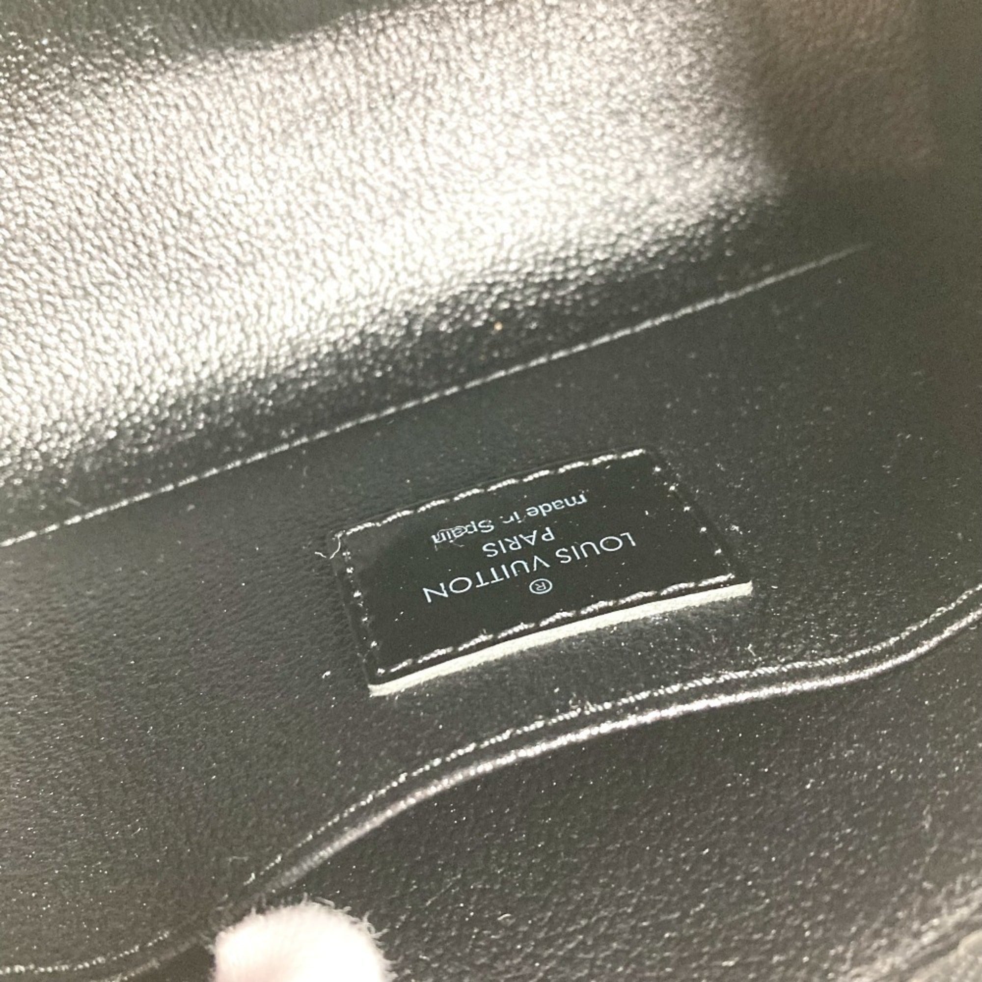 Louis Vuitton Epi Electric Black Noir Pochette Pouch (Pre-Owned)