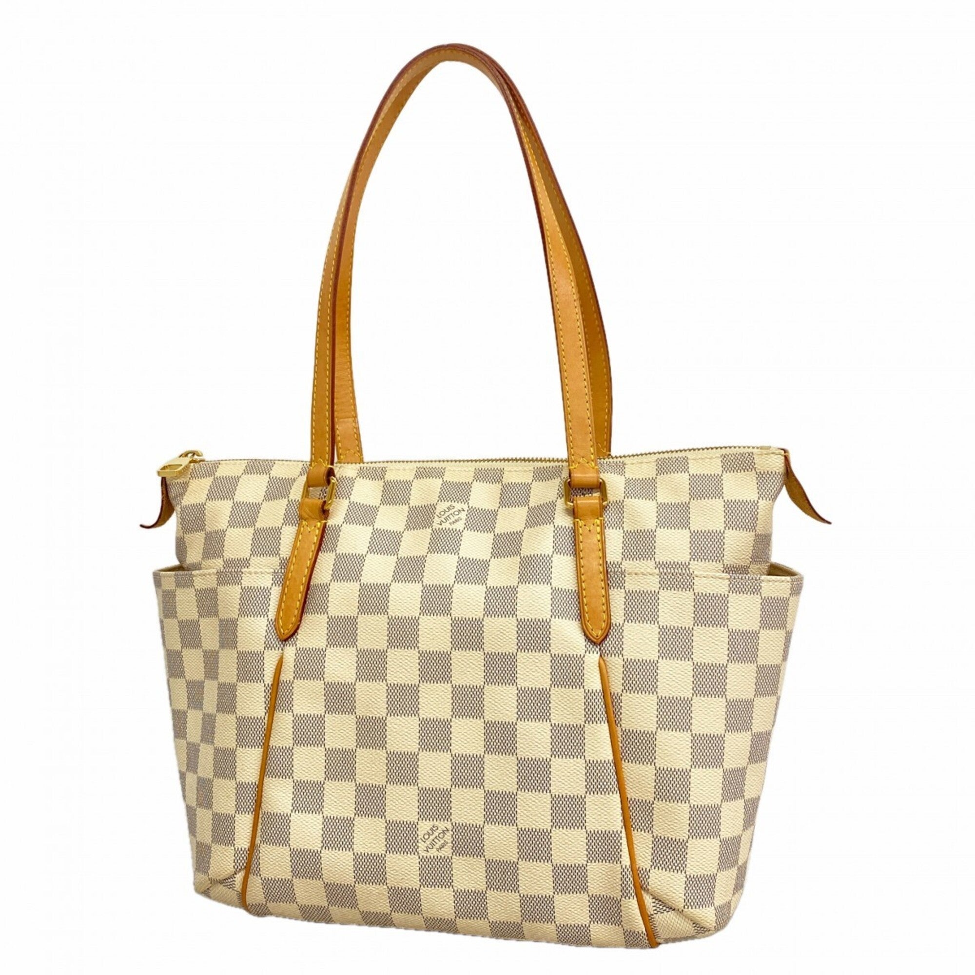 Louis Vuitton White Tote Bag (Pre-Owned)