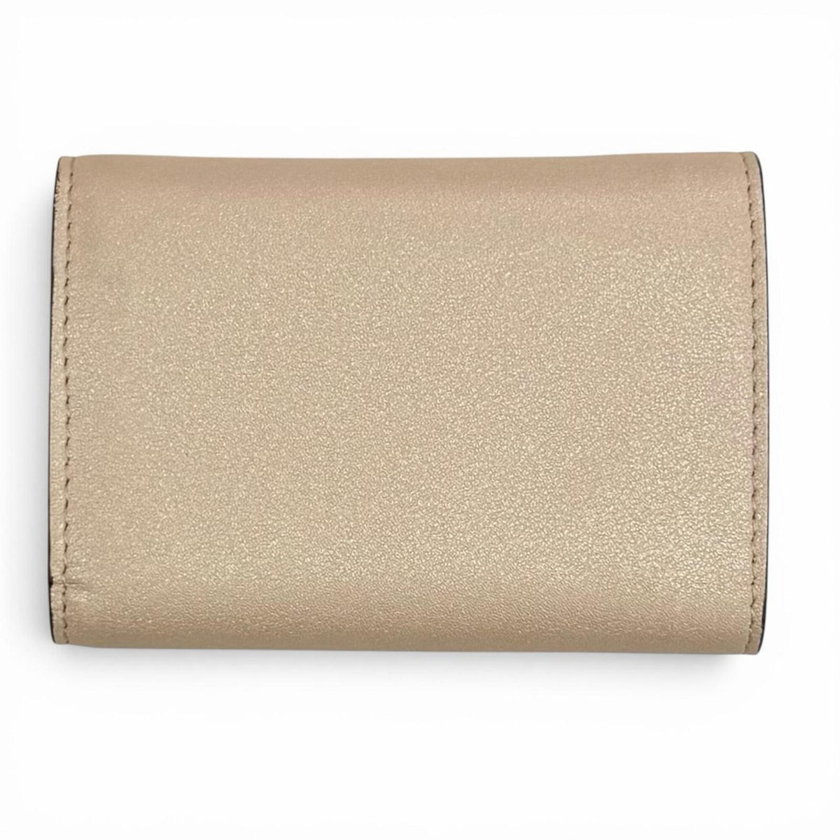Christian Louboutin Beige Leather Wallet (Tri-Fold) (Pre-Owned)