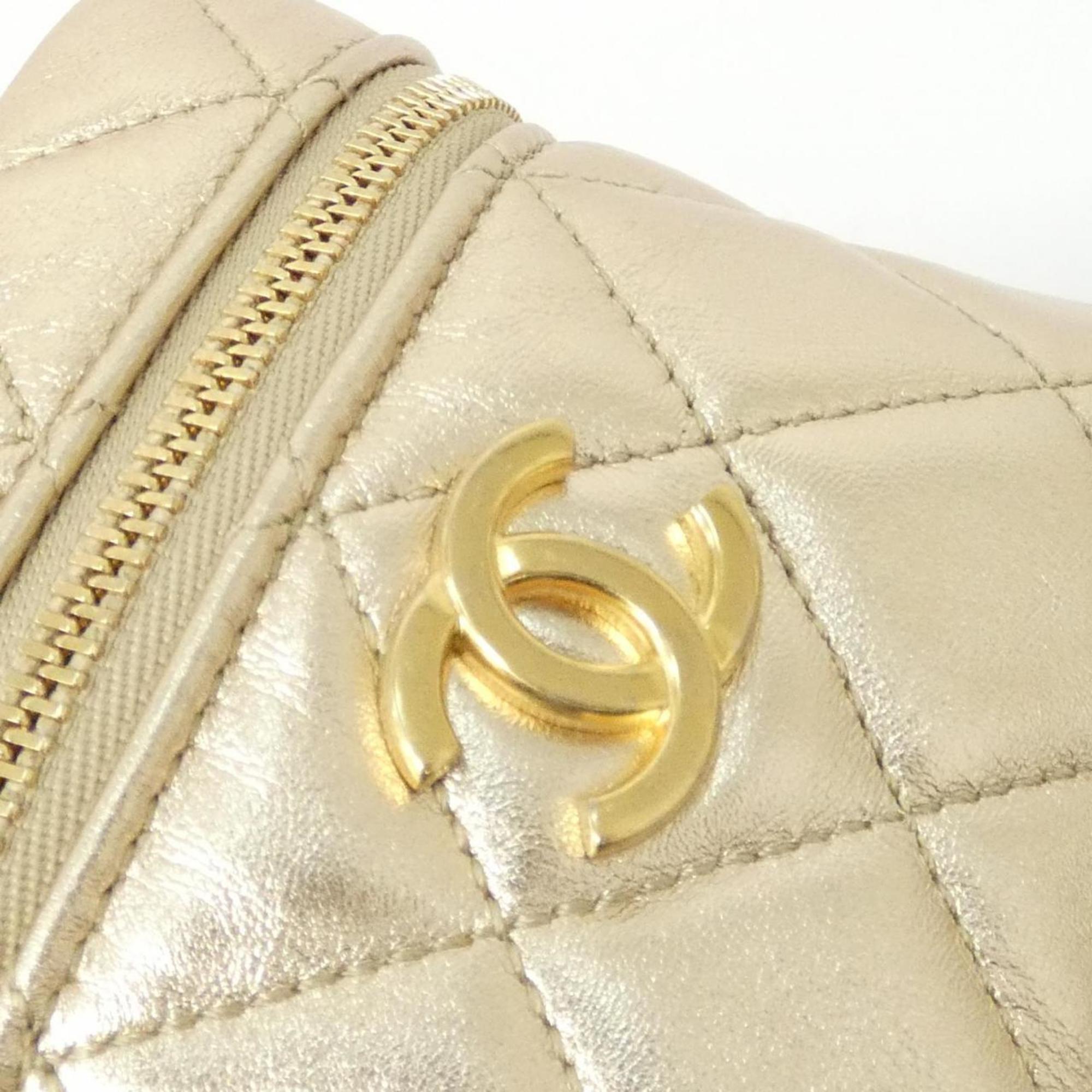 Chanel Leather Handbag Pouch (Pre-Owned)