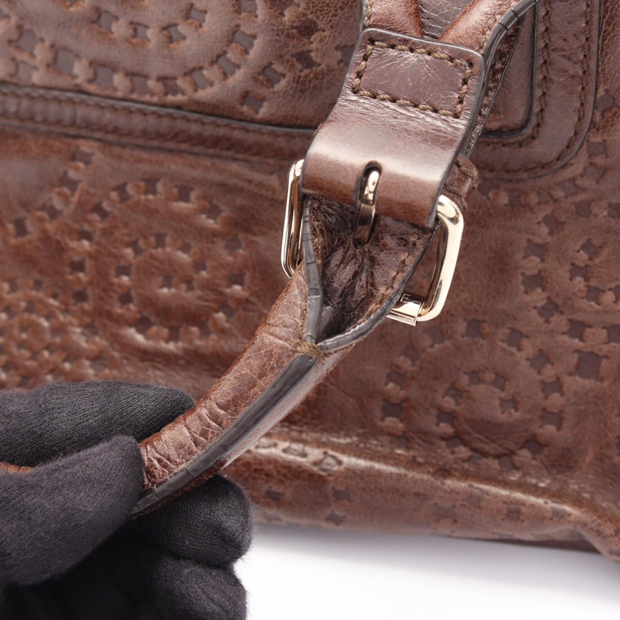 Celine Brown Leather Handbag (Pre-Owned)