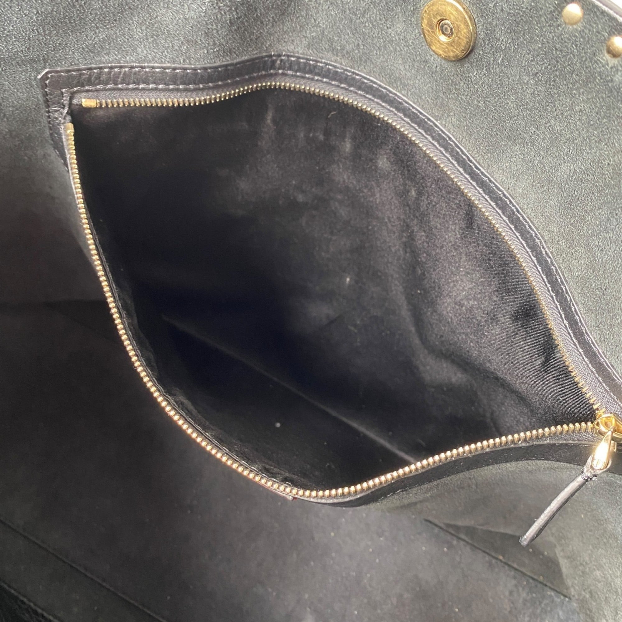 Valentino Black Leather Tote Bag (Pre-Owned)