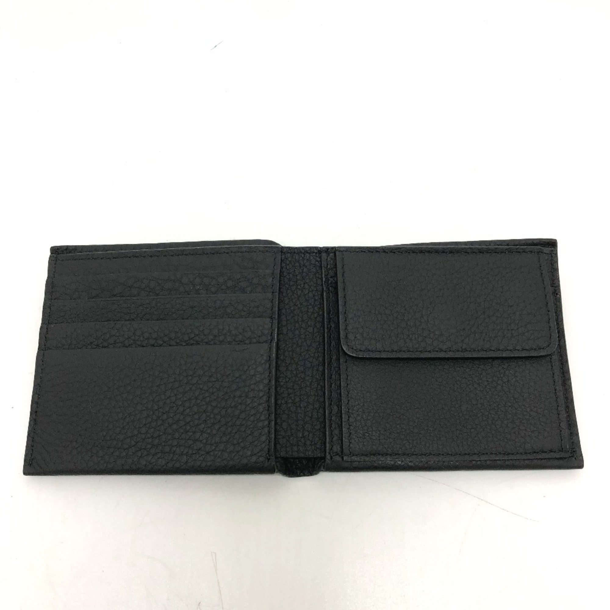 Burberry Black Leather Wallet (Bi-Fold) (Pre-Owned)