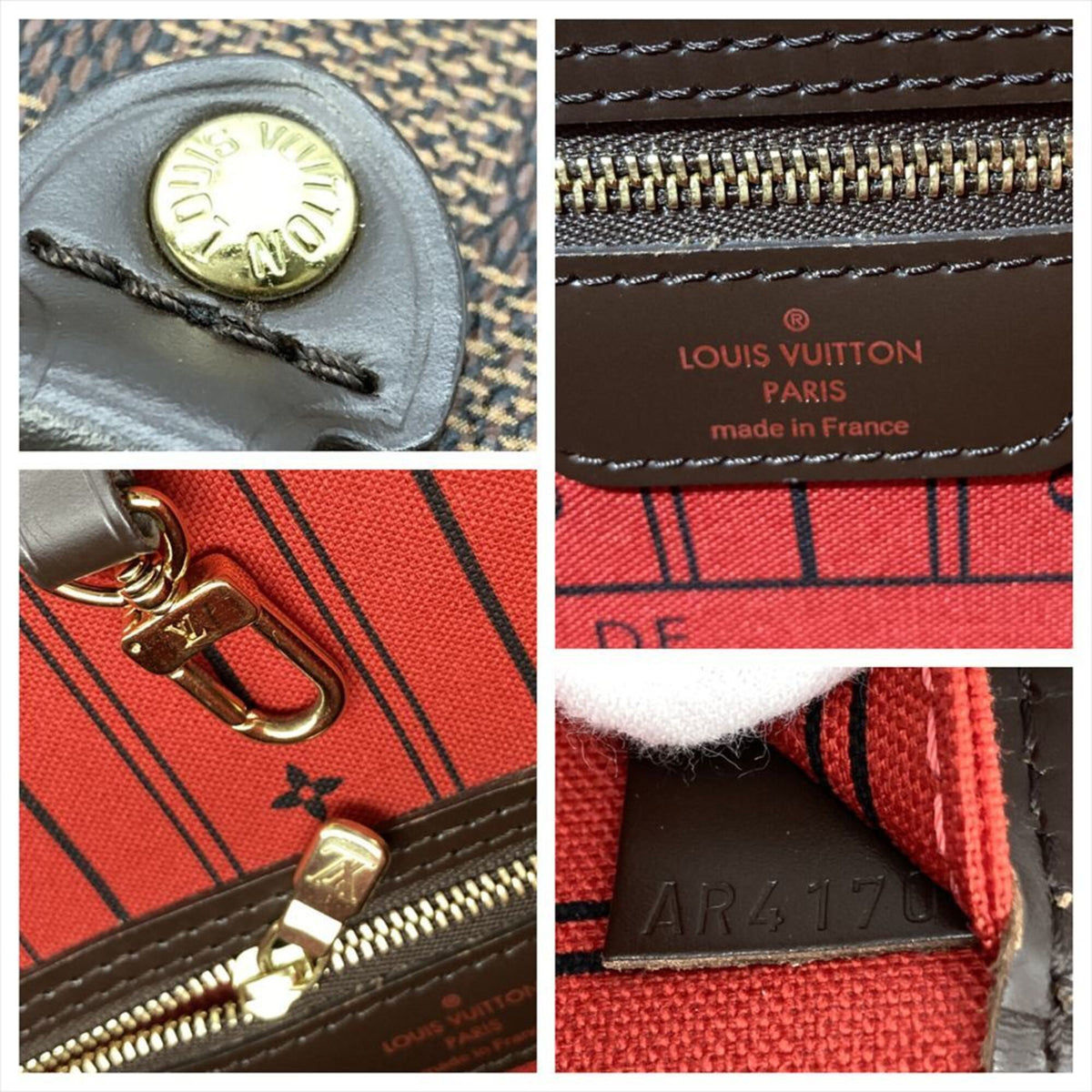 Louis Vuitton Brown Ebene Damier Canvas Tote Bag (Pre-Owned)